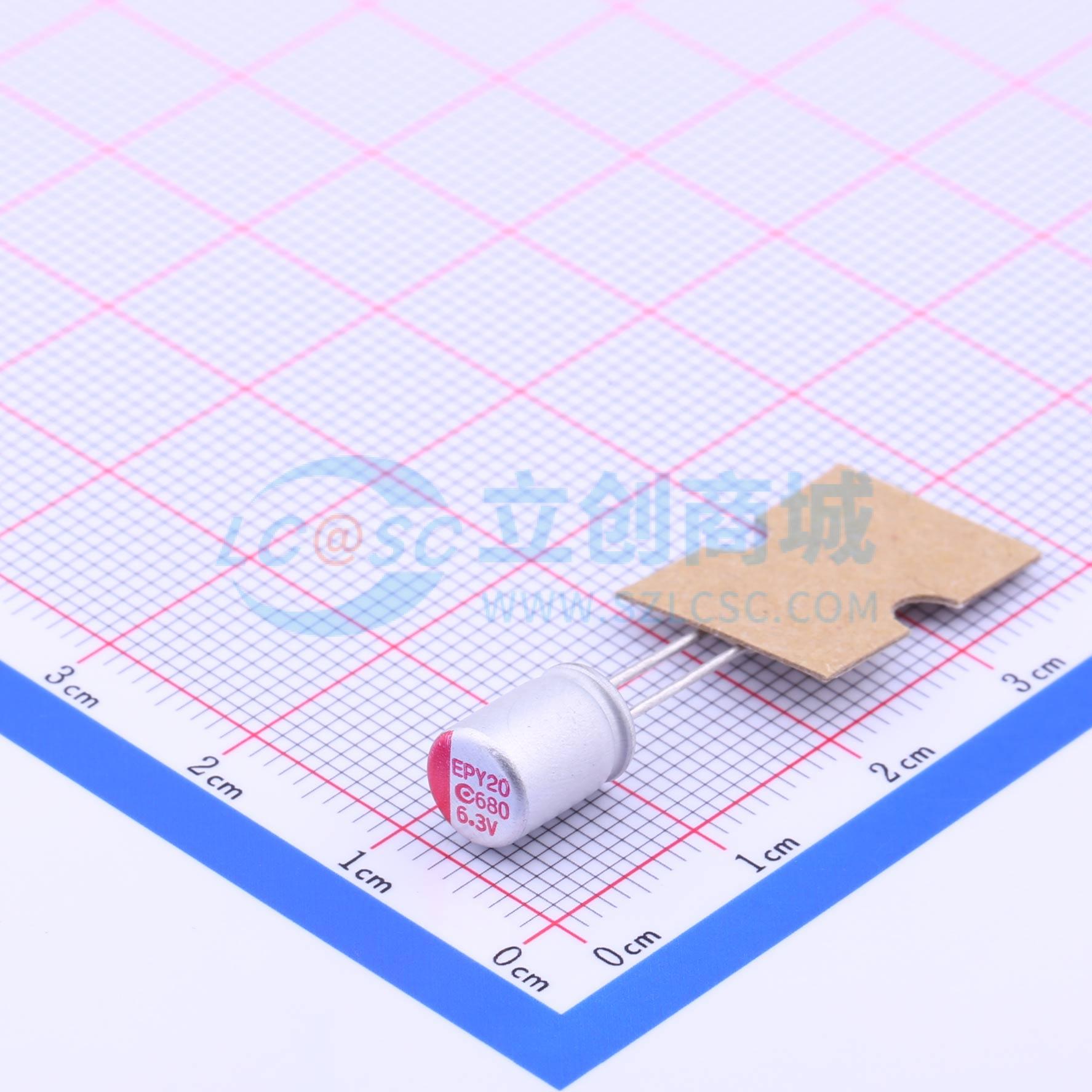 点击查看大图 6R3AREP681M06X8E13T实物图