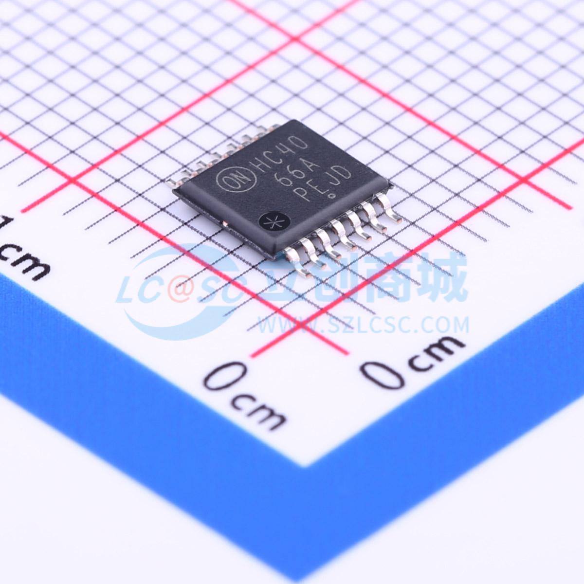 点击查看大图 MC74HC4066ADTR2G实物图