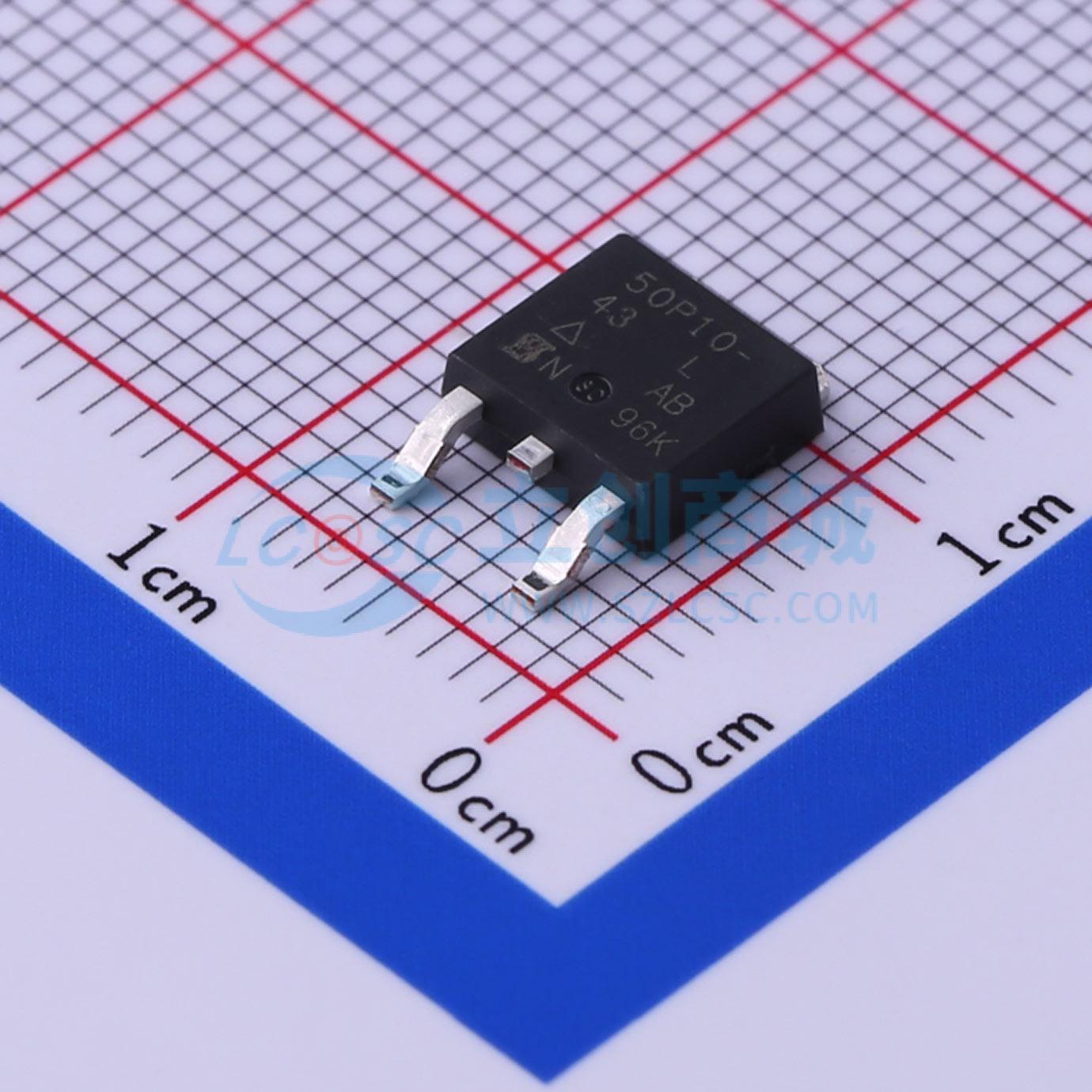 点击查看大图 SUD50P10-43L-GE3实物图