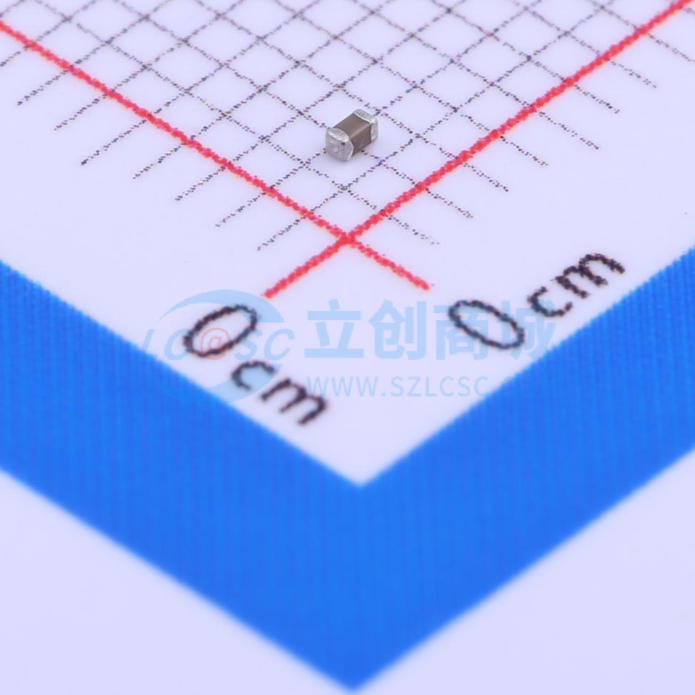 点击查看大图 0402X104M100NT实物图