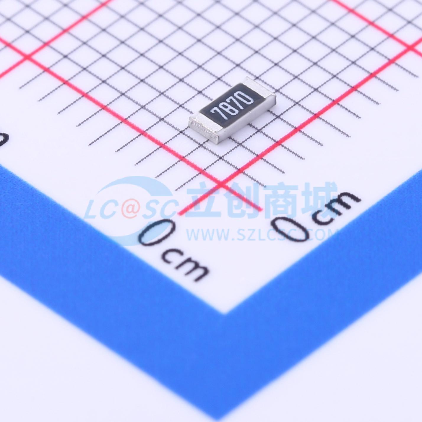 点击查看大图 CR1206F787RP05Z实物图