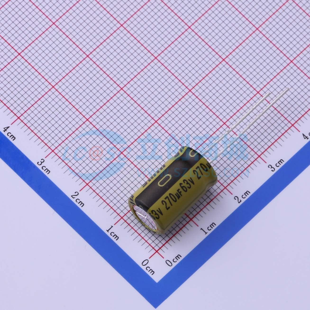 点击查看大图 LKME1601J271MF实物图