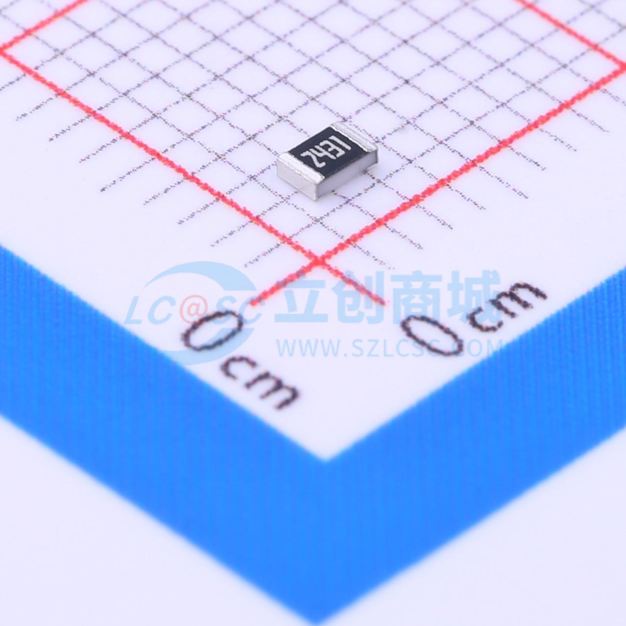 点击查看大图 AC0805FR-072K43L实物图