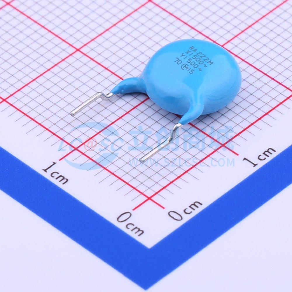 点击查看大图 DE1E3RA222MJ4BQ01F实物图