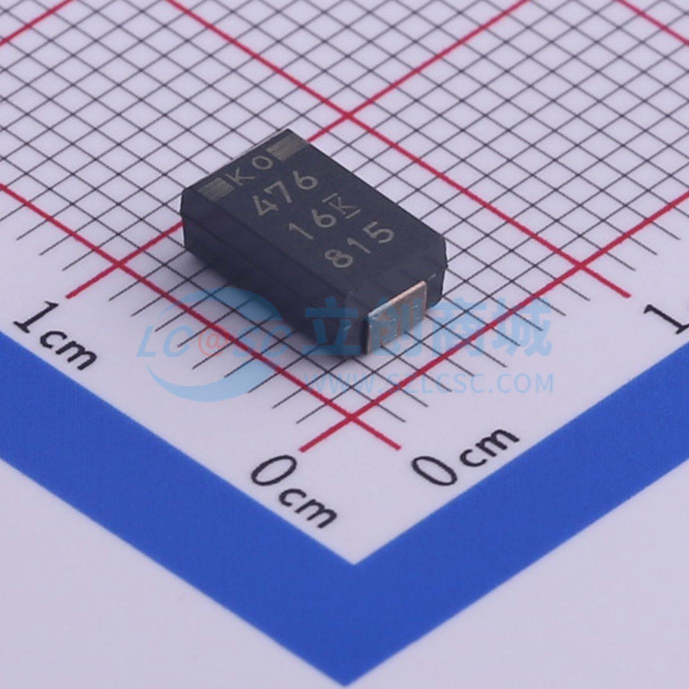 T520D476M016ATE070实物图