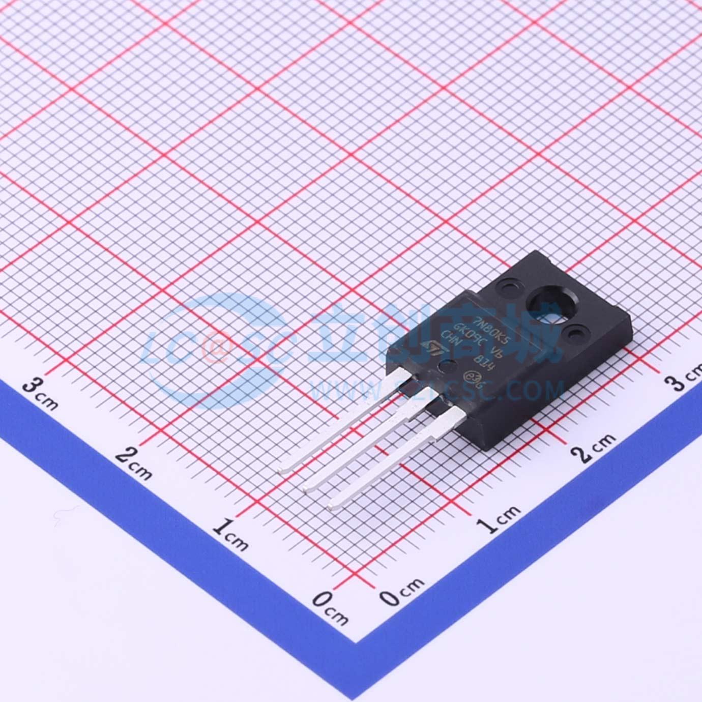 点击查看大图 STF7N80K5实物图