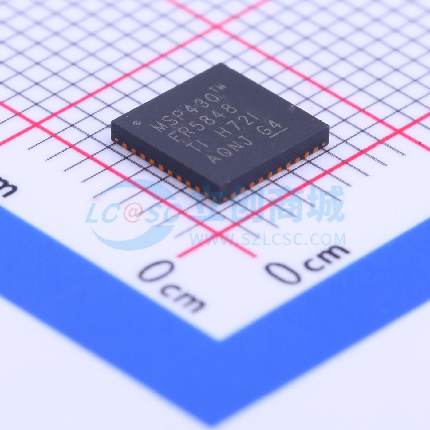 MSP430FR5848IRHAT实物图