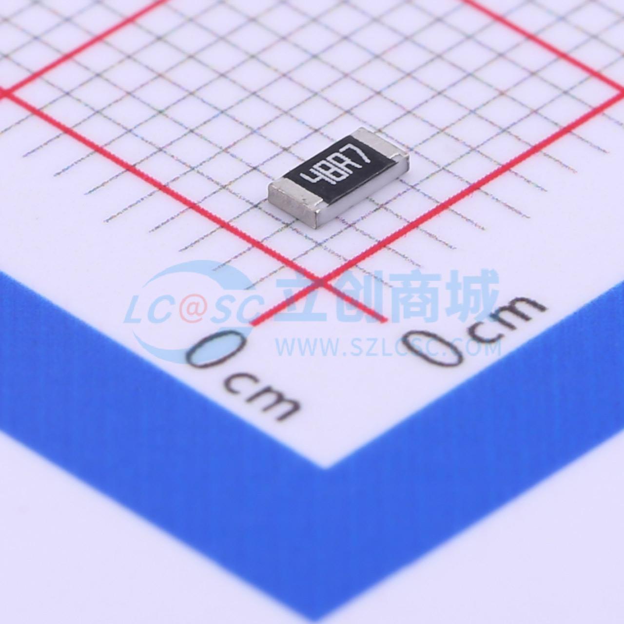 点击查看大图 RC1206FR-0748R7L-S实物图