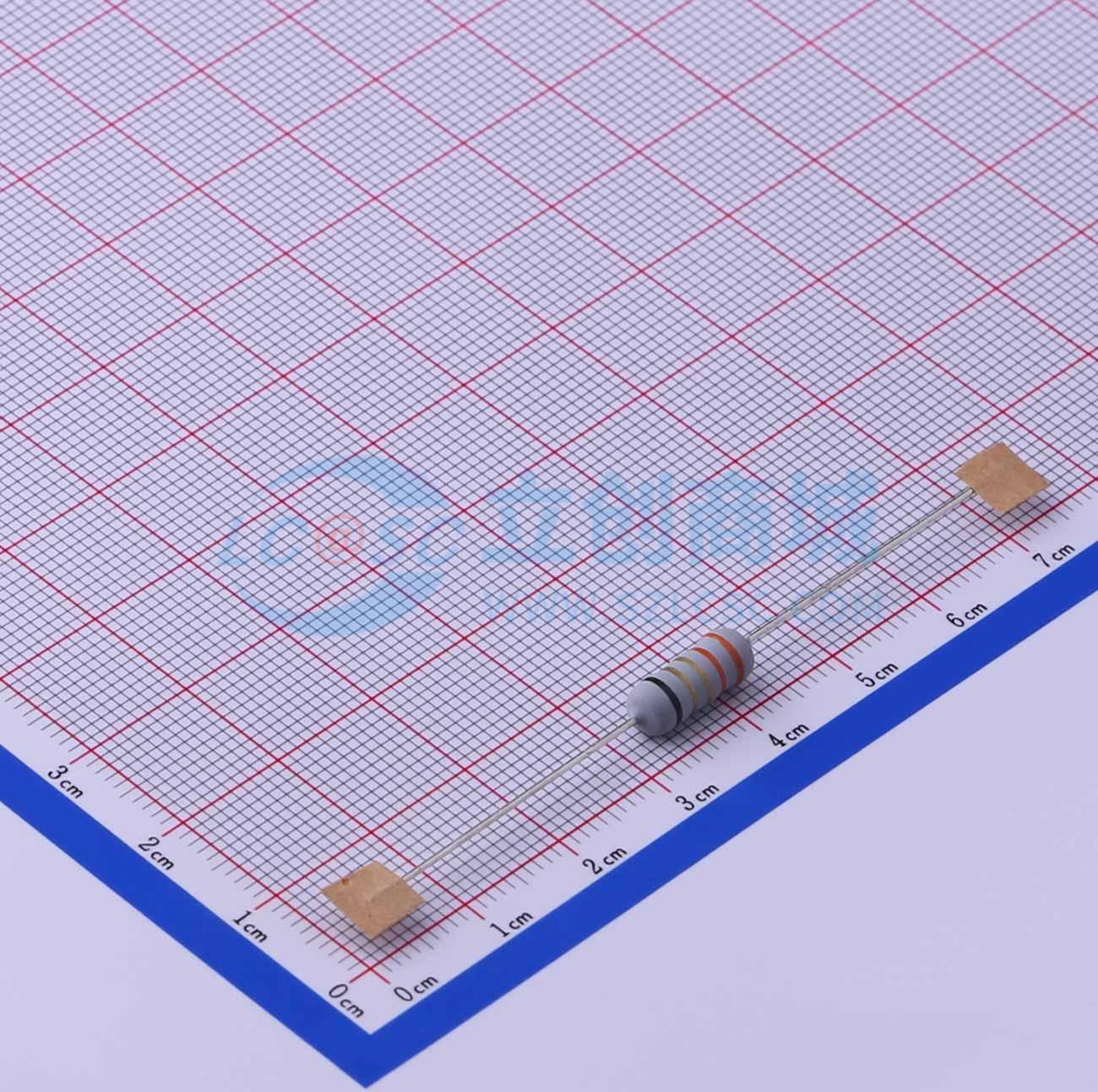 点击查看大图 KNP1W-3R3±5%-6T63实物图