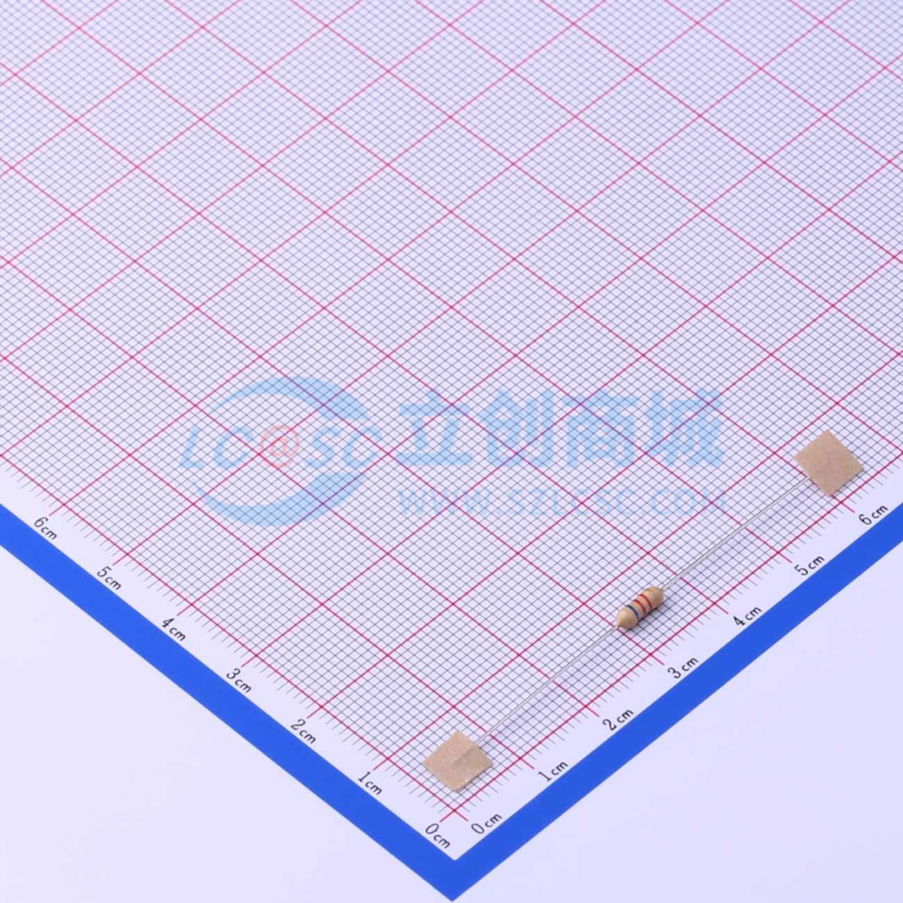 点击查看大图 RD 1/4W 6K2 J T/B A1实物图