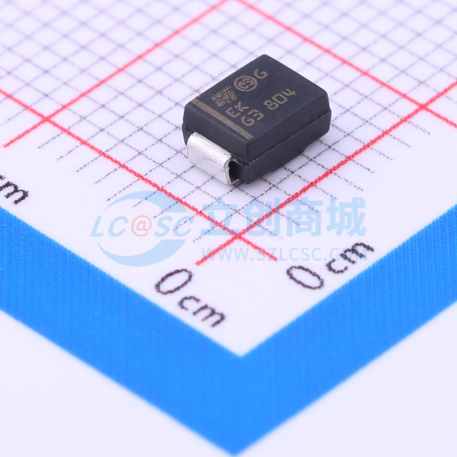 点击查看大图 SM6T22A实物图