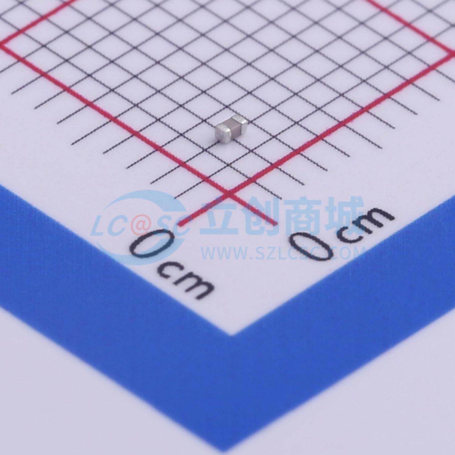 点击查看大图 TCC0402C0G330J500AT实物图