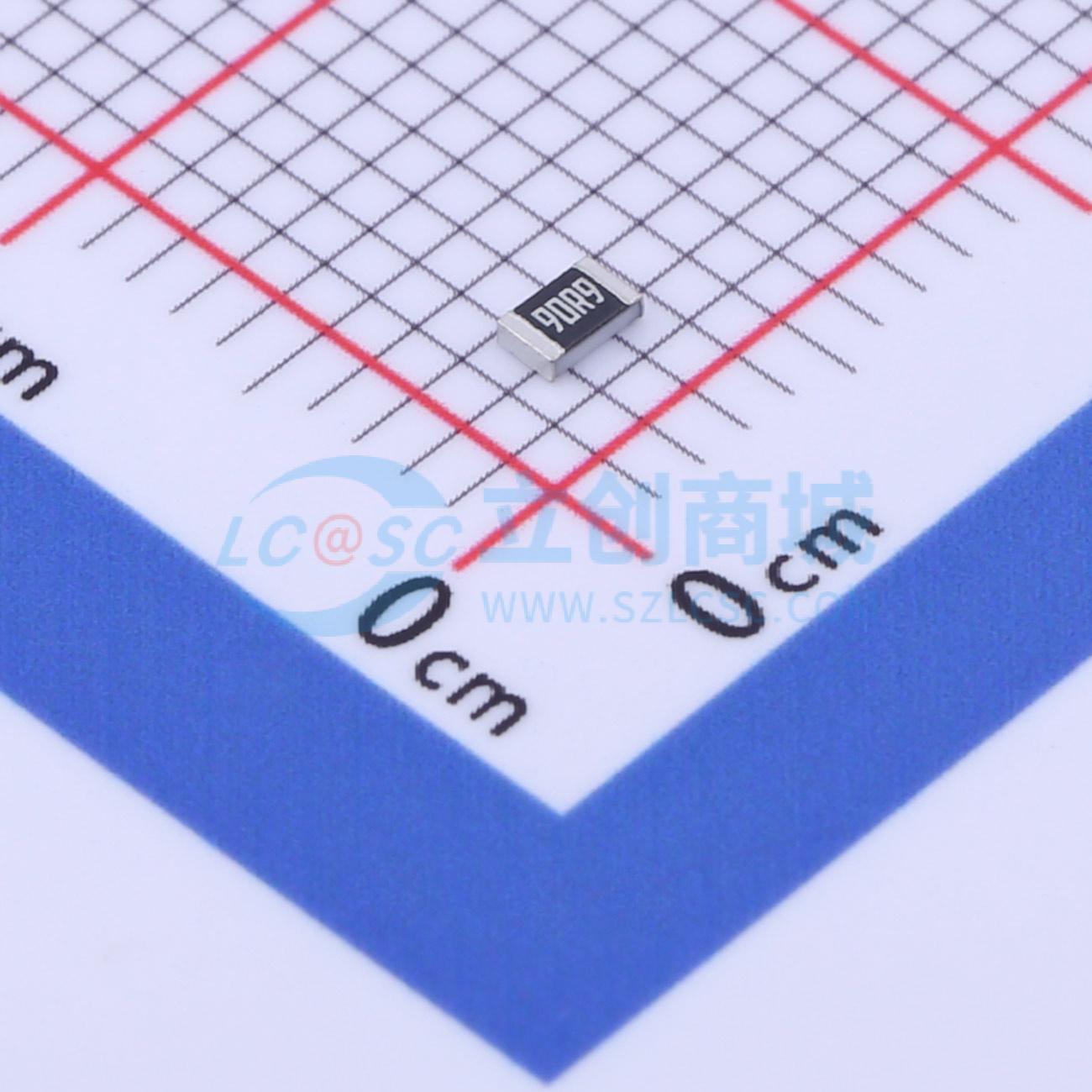 点击查看大图 RC0805FR-0790R9L实物图