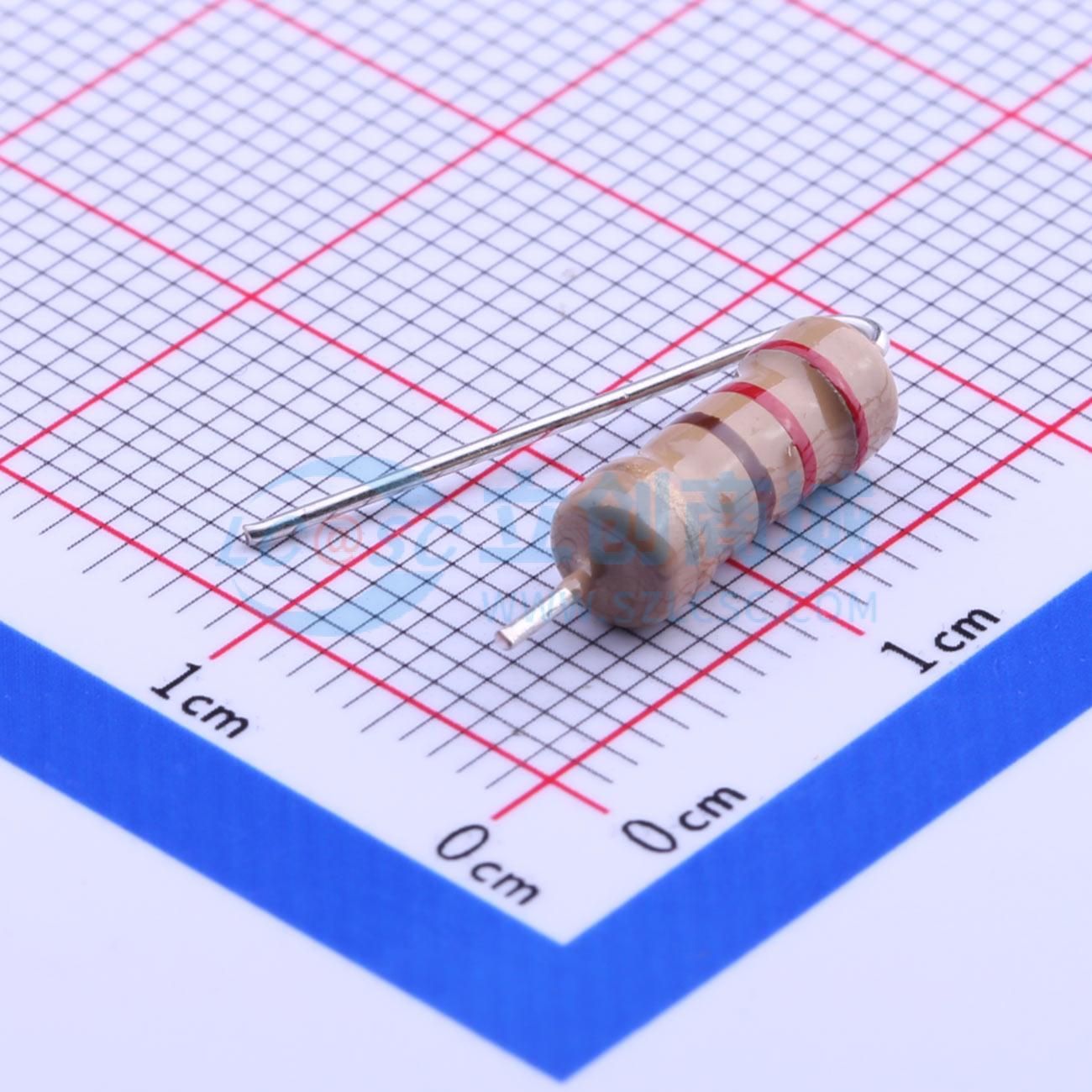 点击查看大图 CF1W-220Ω±5% F型实物图