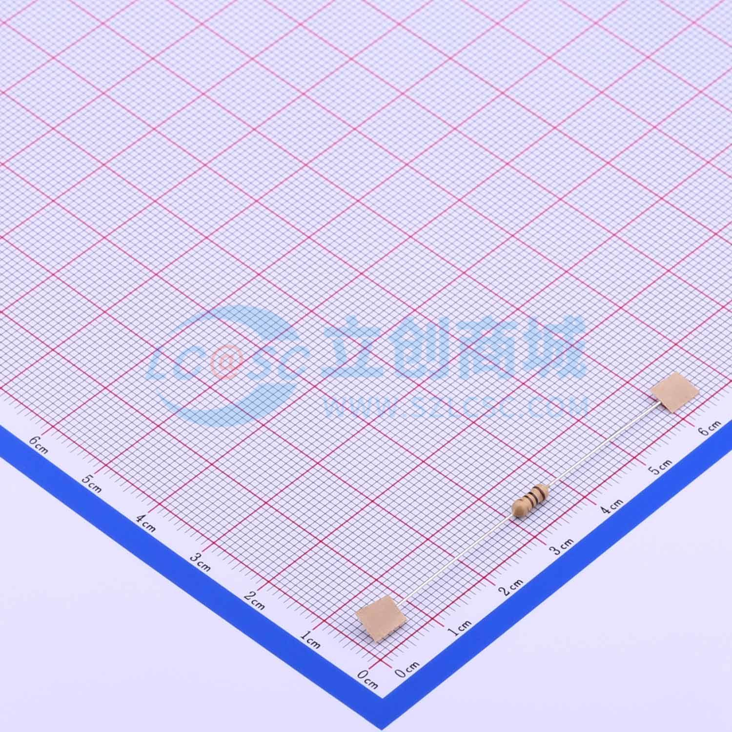 点击查看大图 RD 1/4W 100R J T/B A1实物图