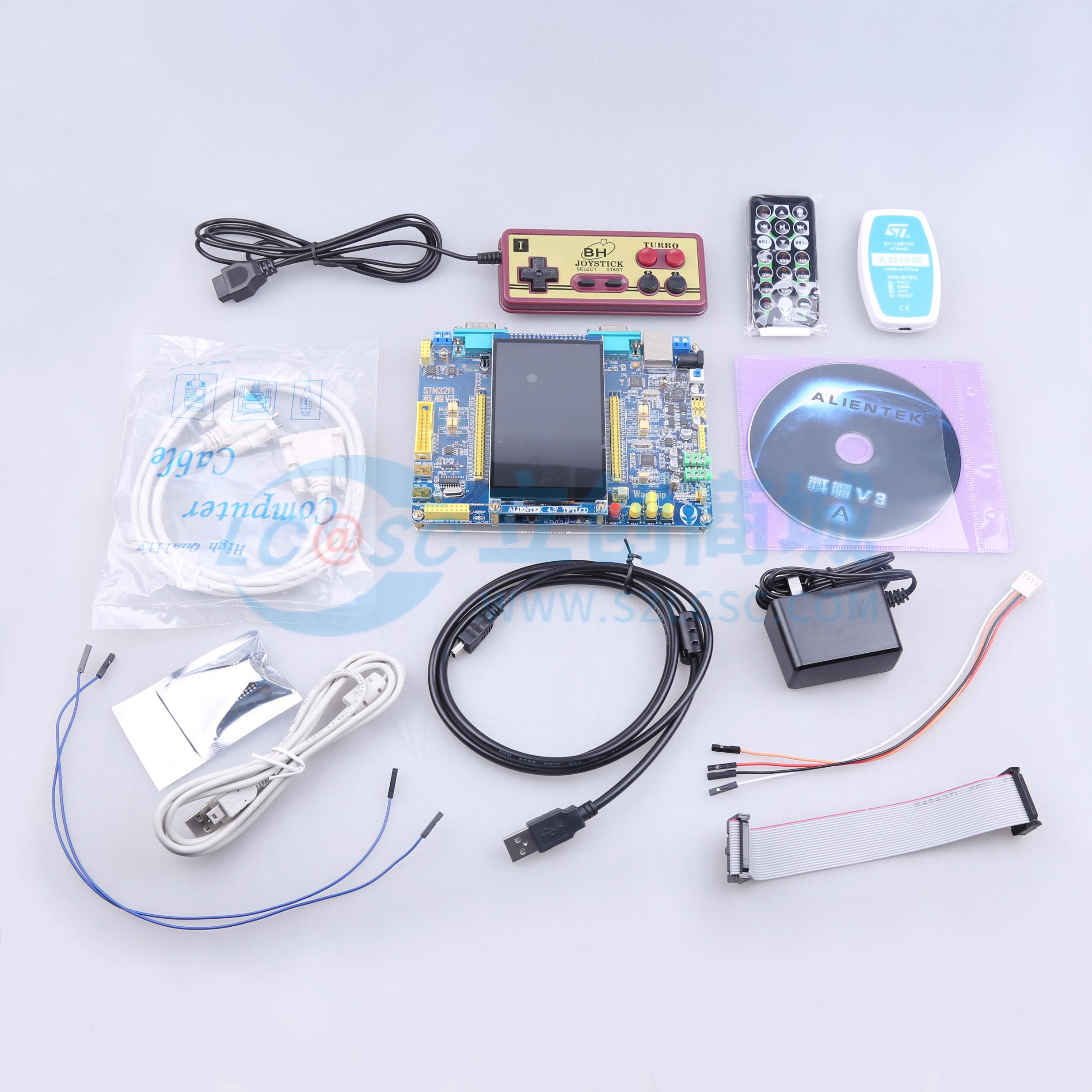 点击查看大图 STM32F103ZET6(战舰开发板)实物图