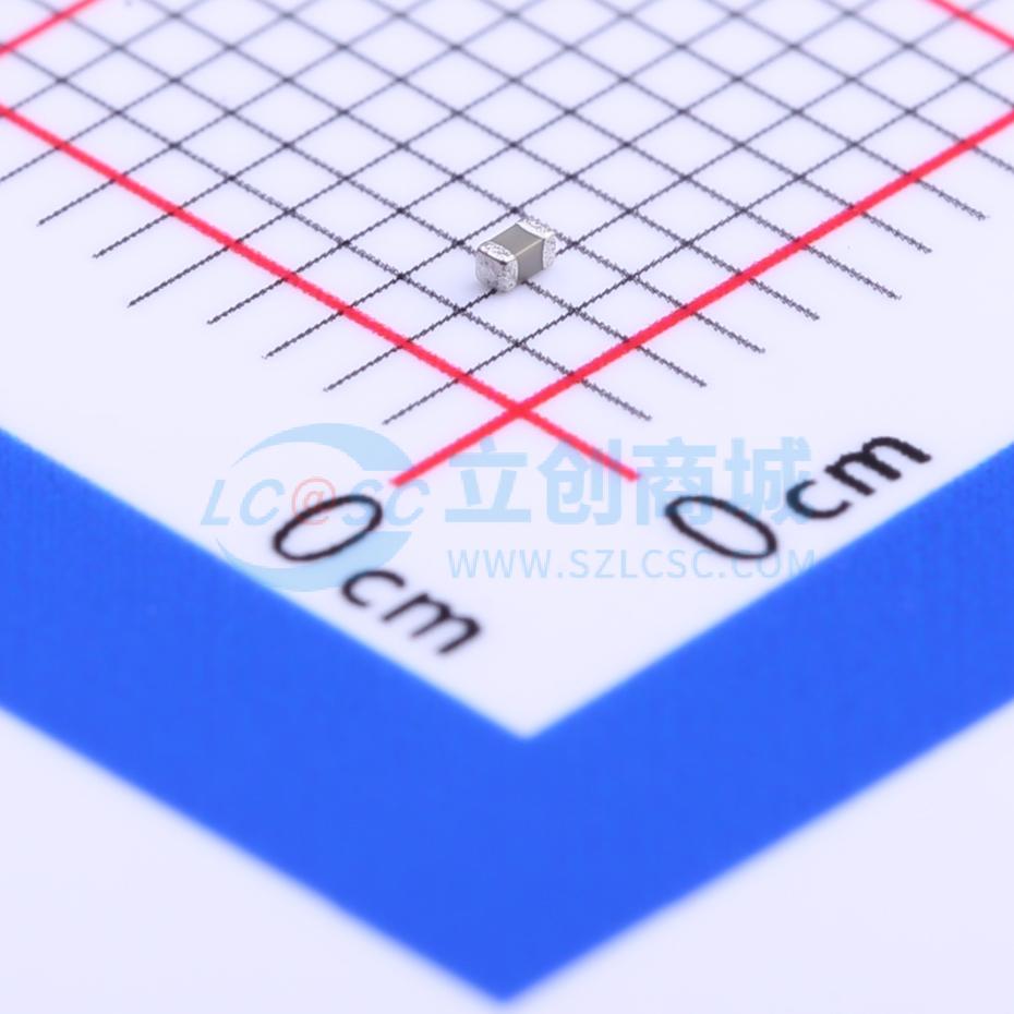 点击查看大图 0402X104K160实物图