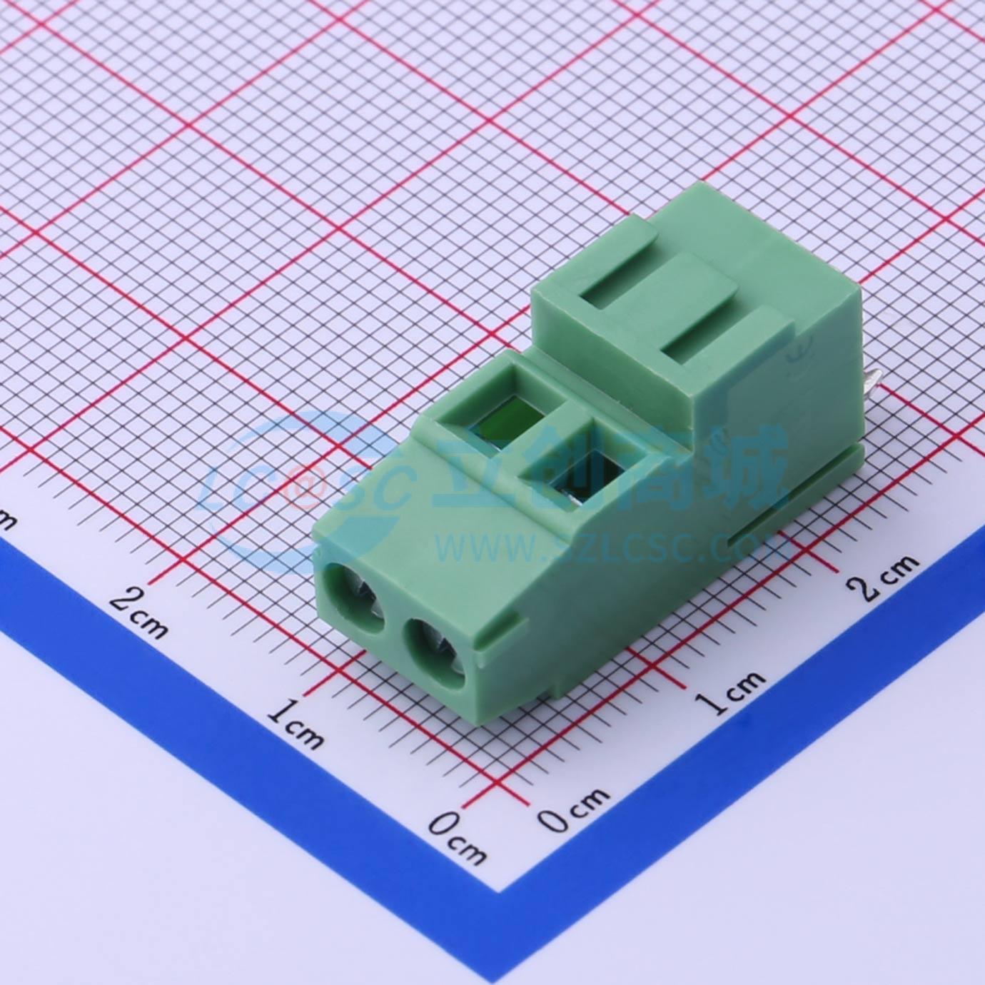 点击查看大图 DB128H-5.0-2P-GN-S实物图