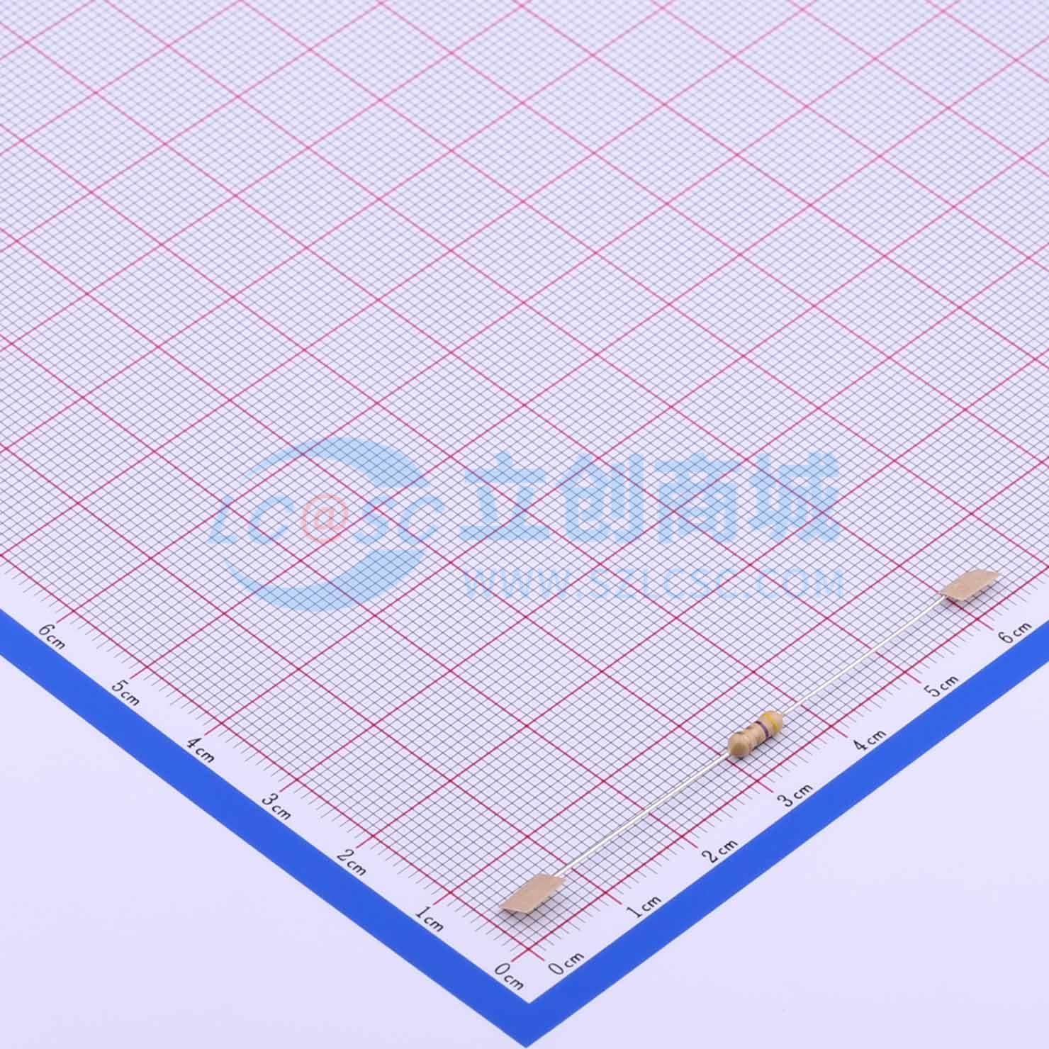 点击查看大图 RD 1/4W 4R7 J T/B A1实物图