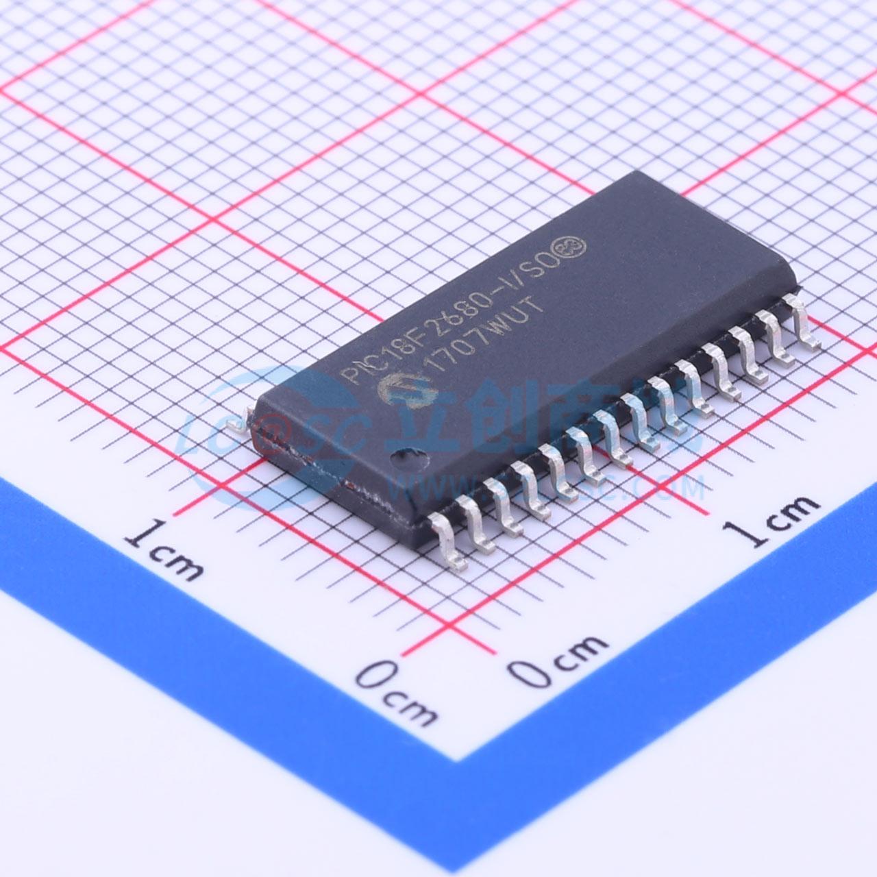 点击查看大图 PIC18F2680T-I/SO实物图