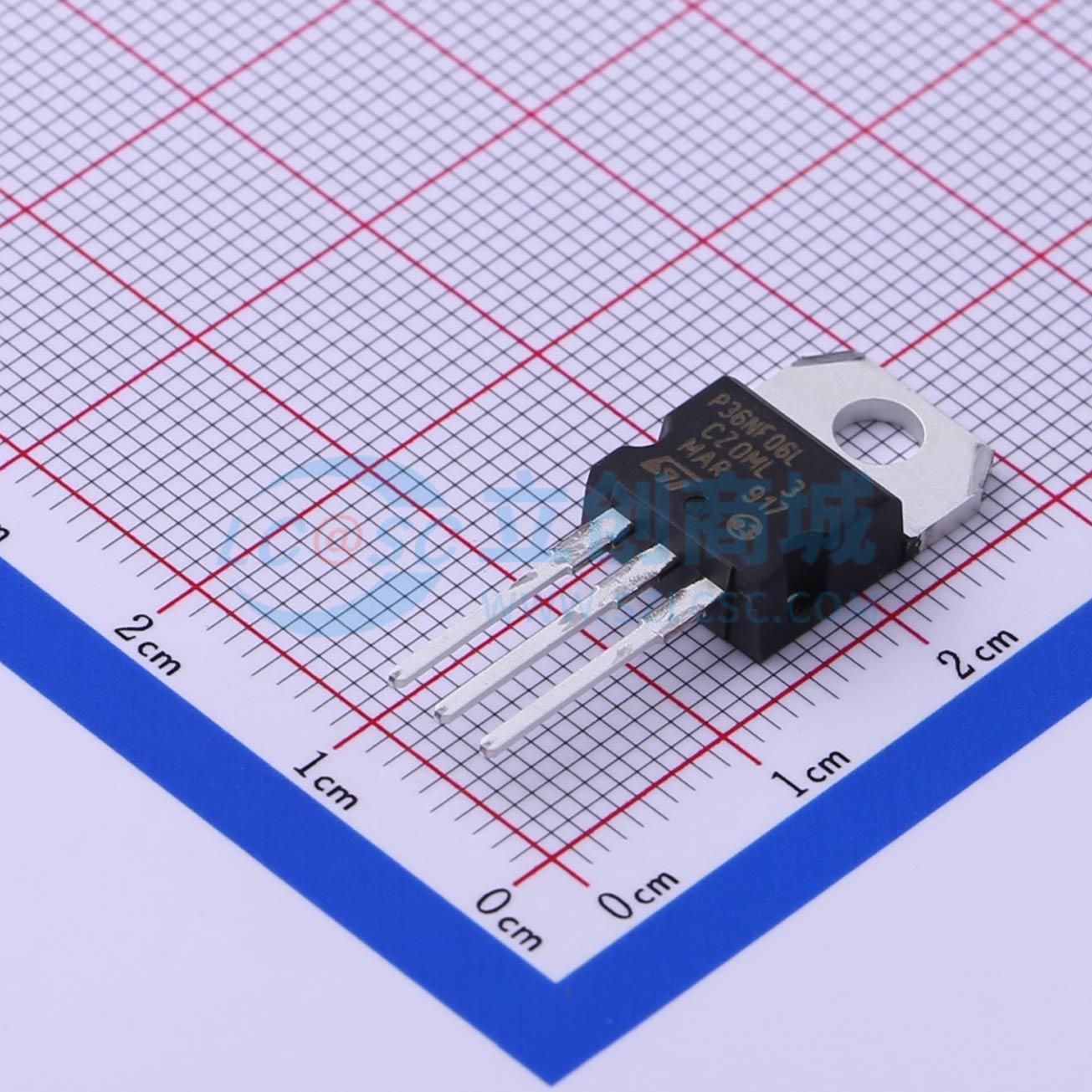 点击查看大图 STP36NF06L实物图