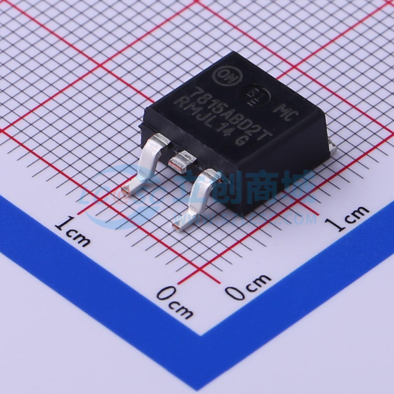 点击查看大图 MC7815ABD2TR4G实物图