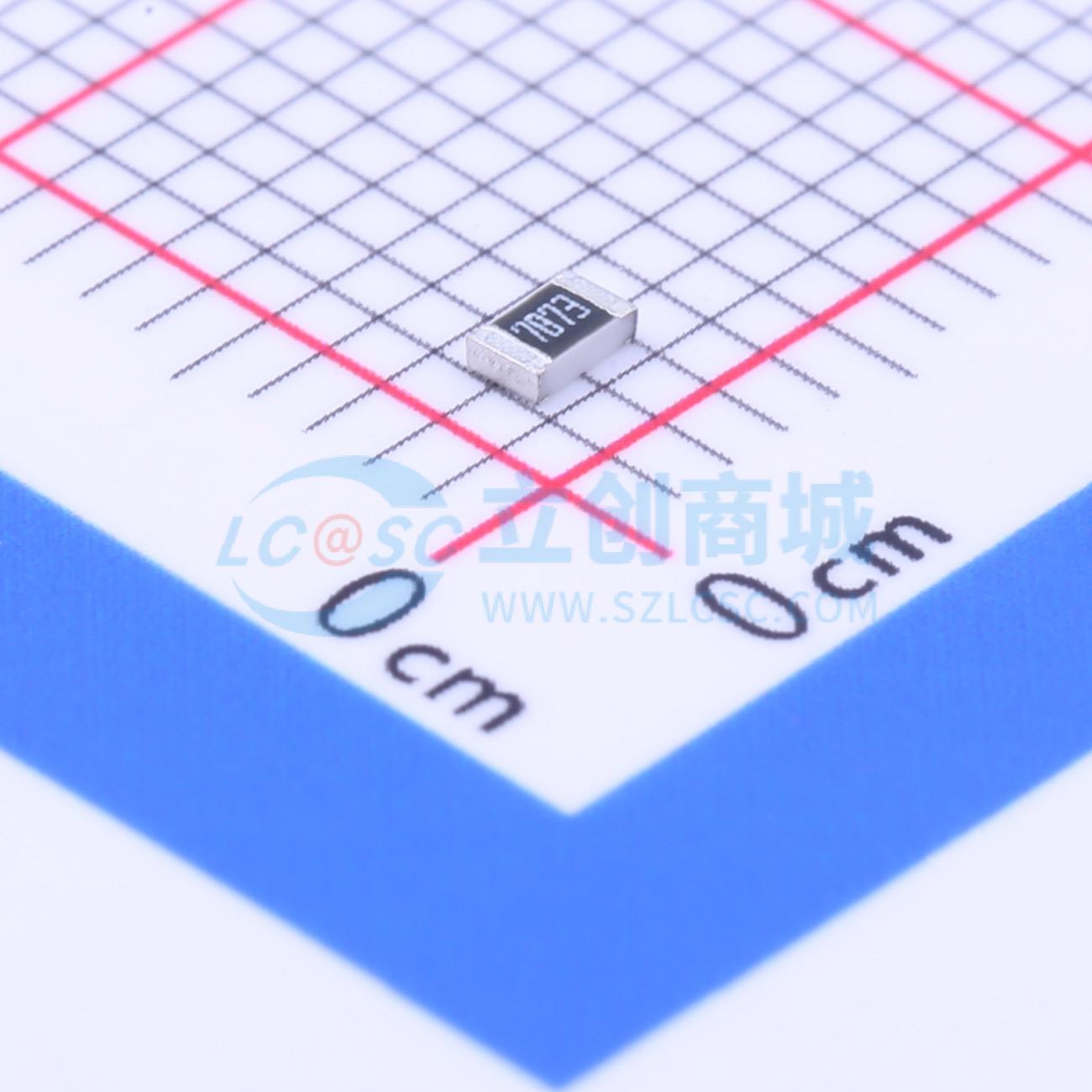 点击查看大图 CR0805F787KP05Z实物图