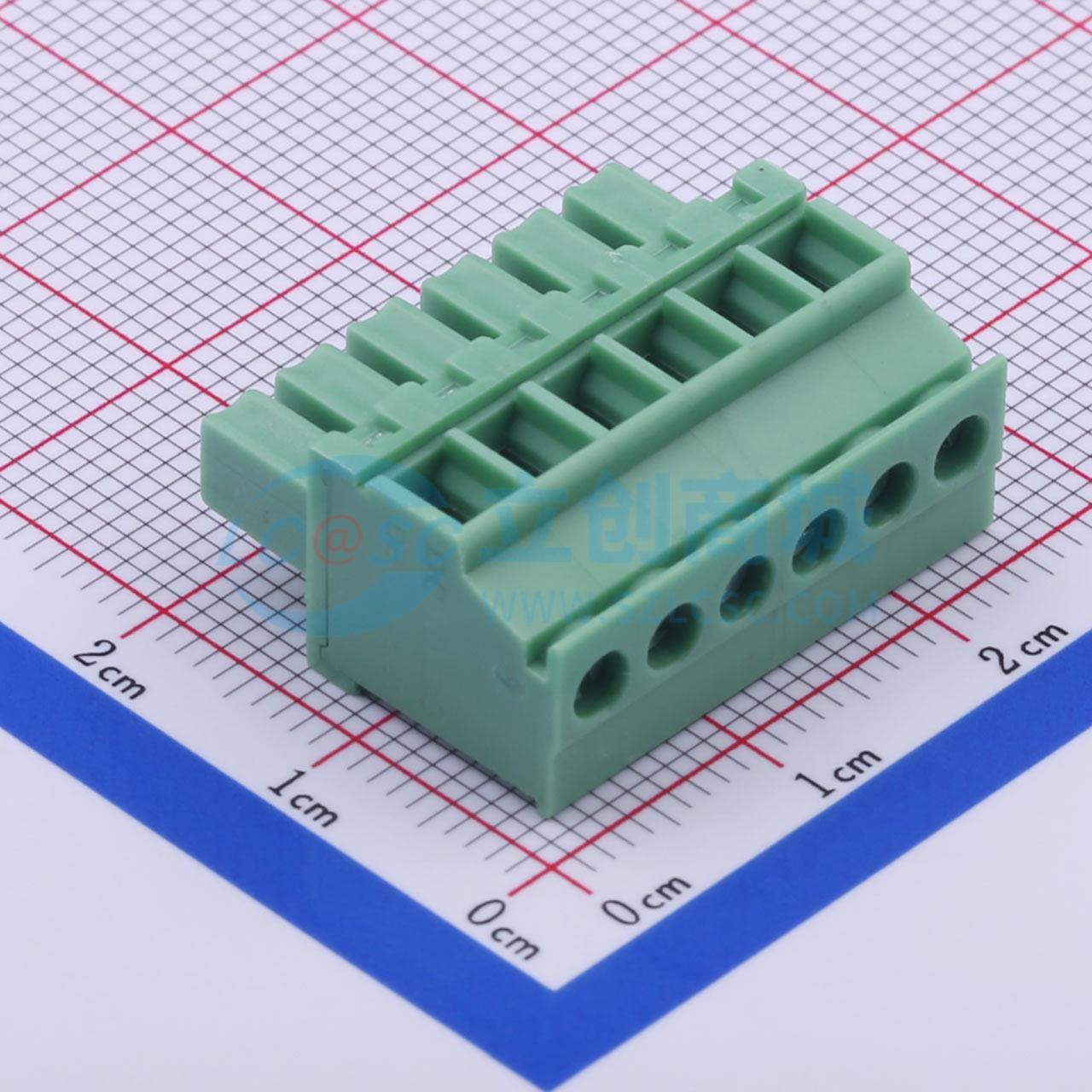 点击查看大图 DB2EKB-3.81-6P-GN-S实物图