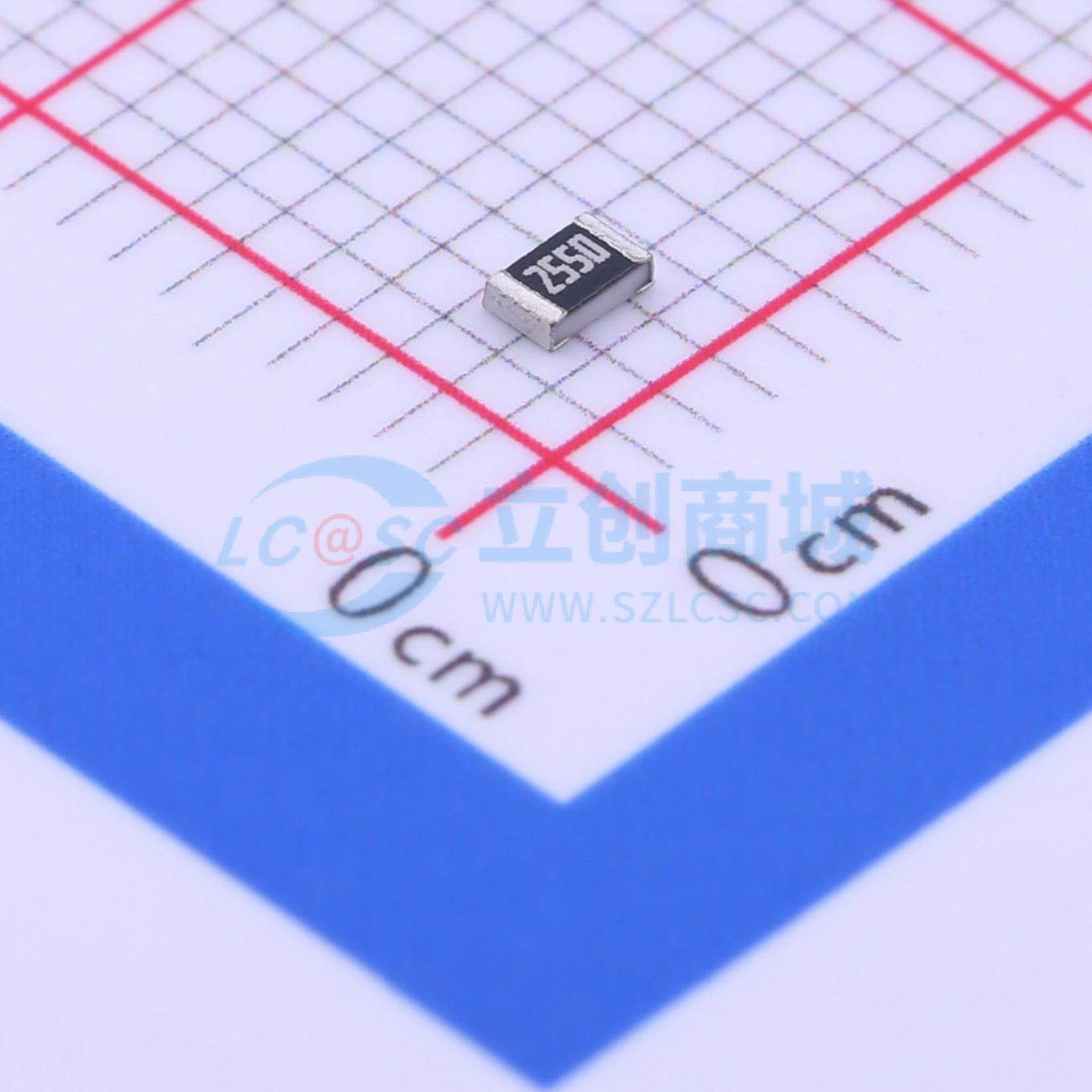 点击查看大图 AC0805FR-07255RL实物图