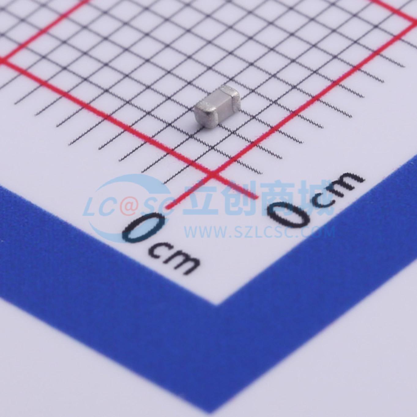 点击查看大图 CC0603JRNPO9BN161实物图