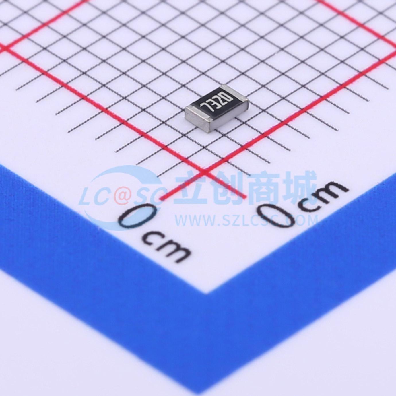 点击查看大图 RC0805FR-07732RL实物图