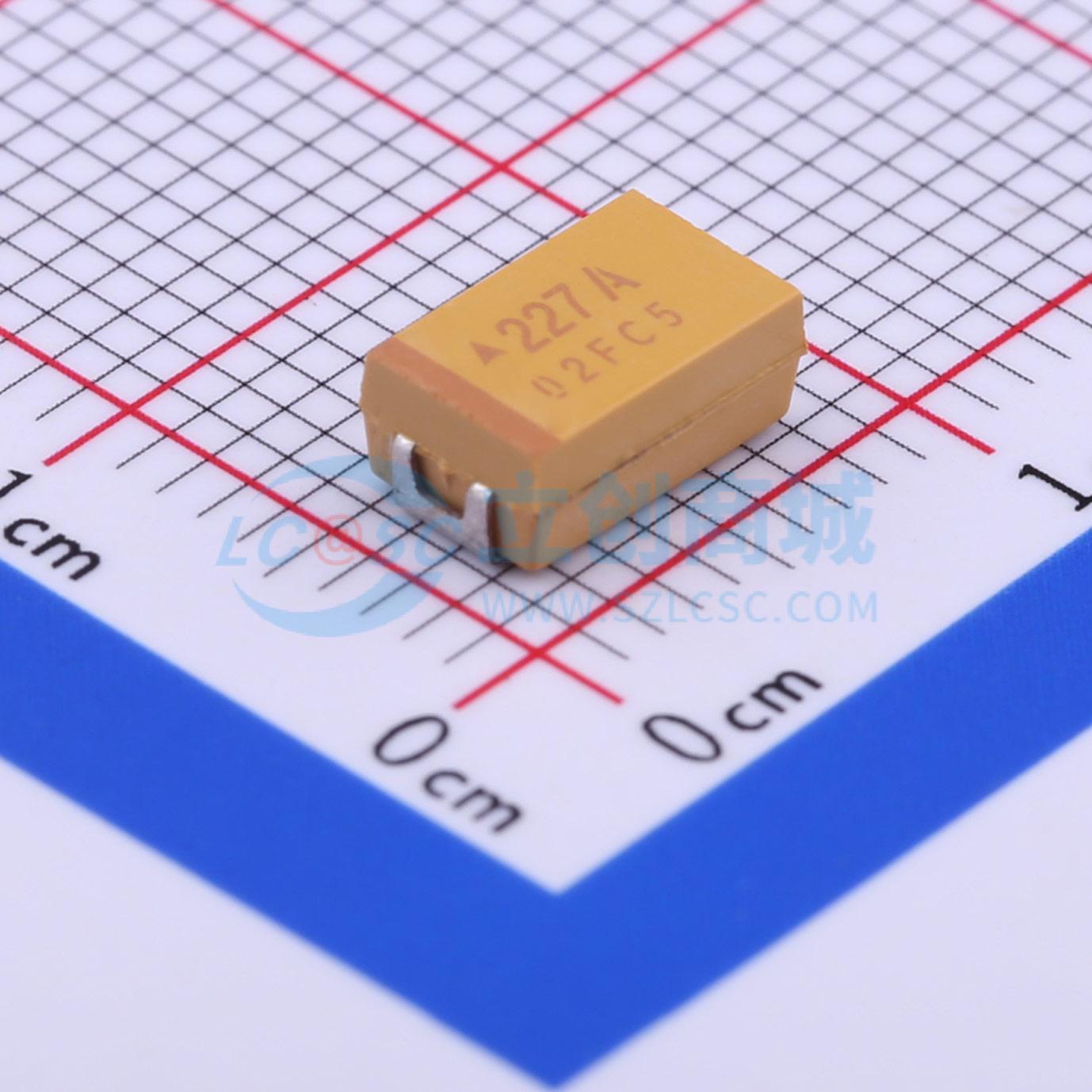 点击查看大图 TPSD227M010R0100V实物图