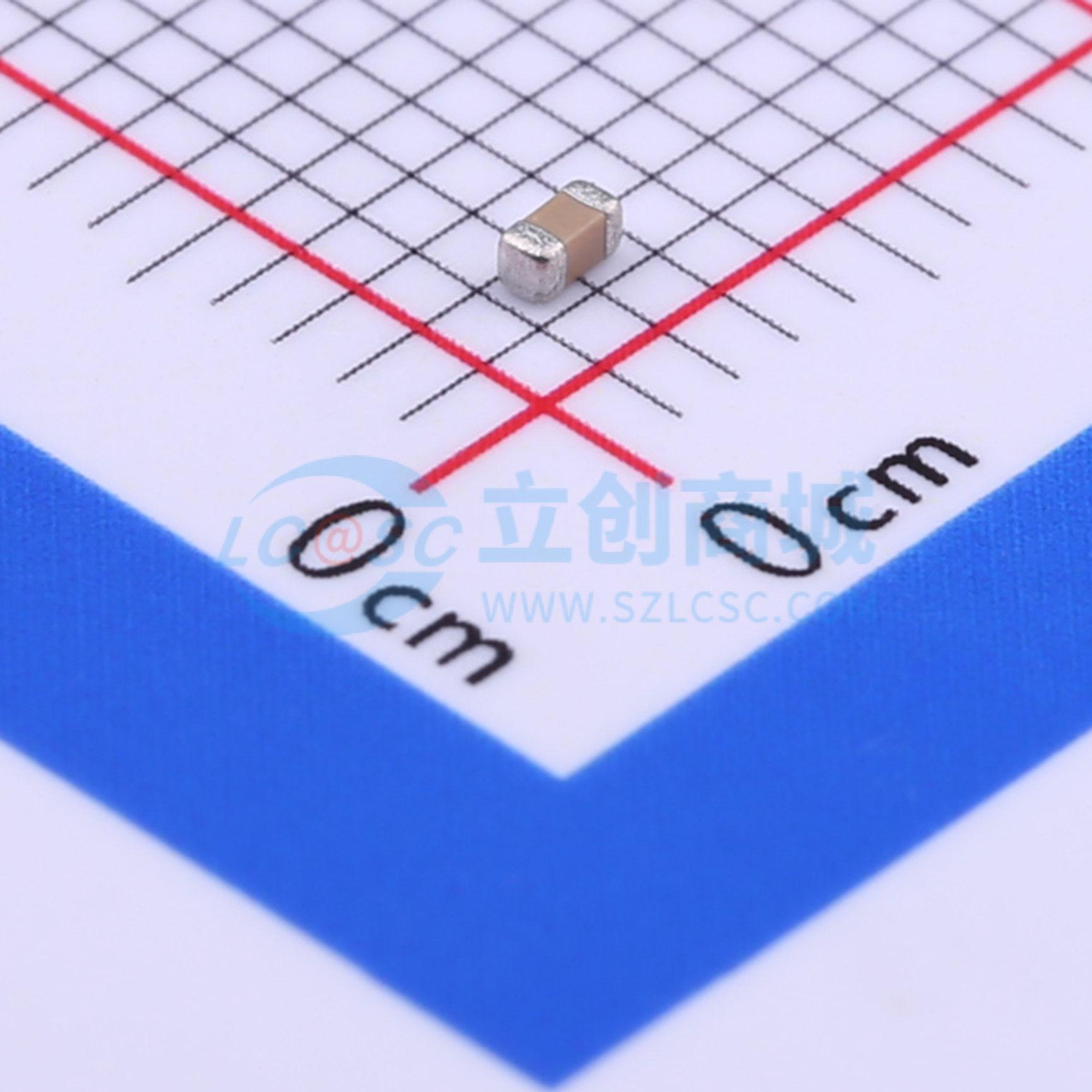 点击查看大图 0603B182K500CT实物图