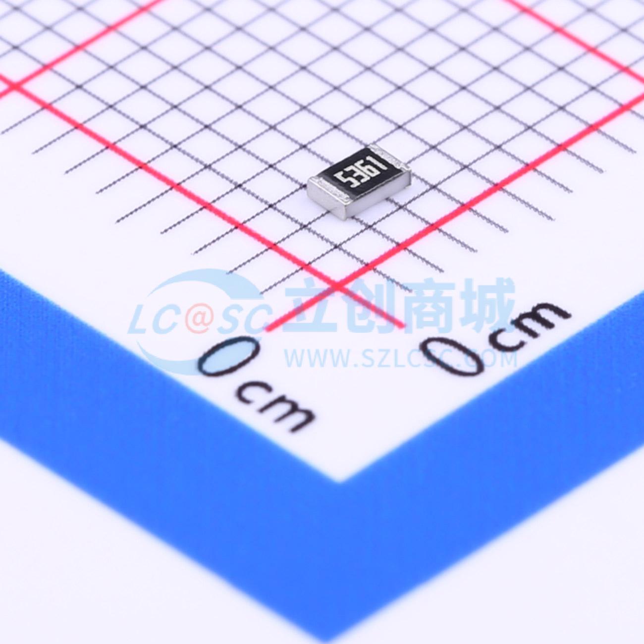 点击查看大图 RC0805FR-075K36L实物图