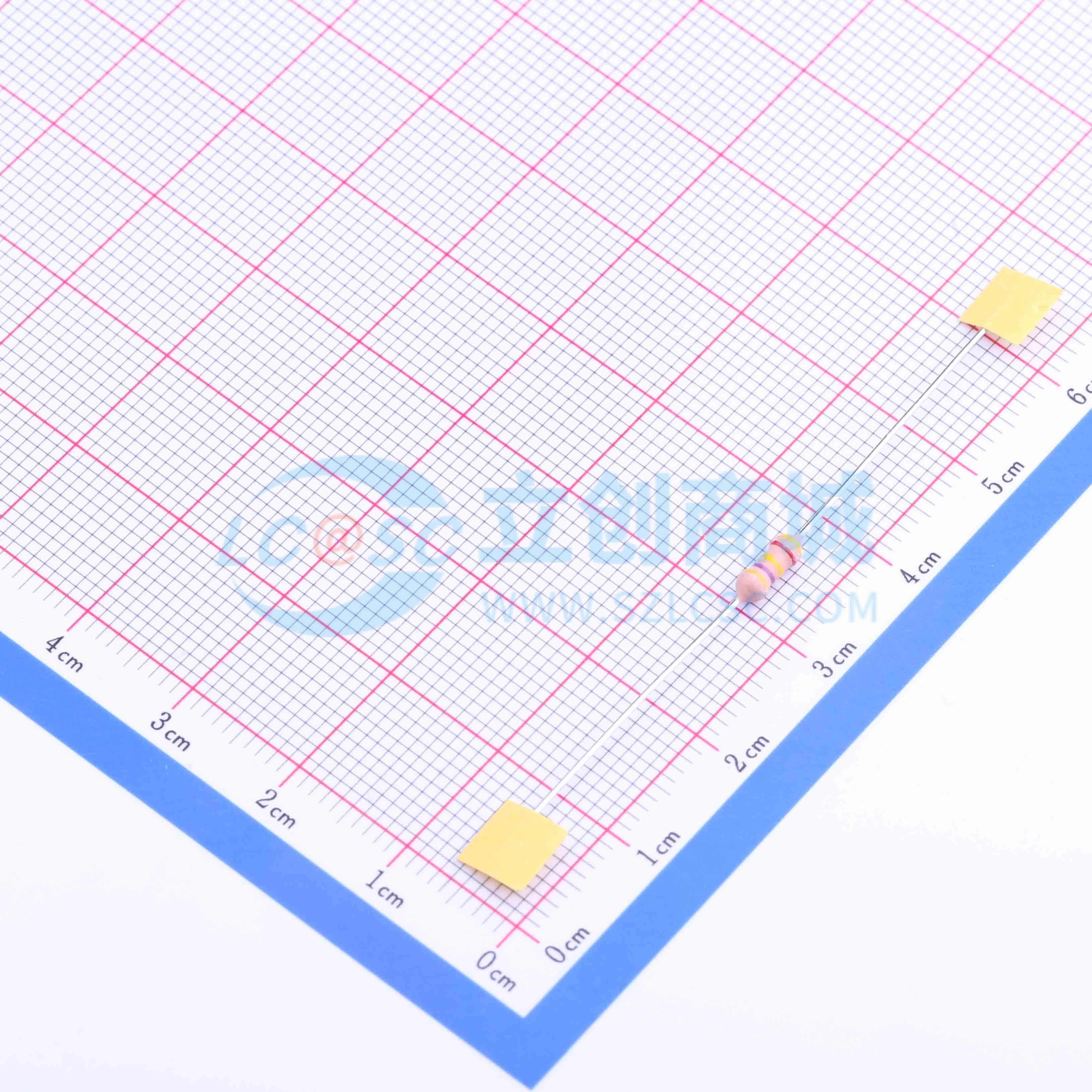 RI40-1/4W-470KΩ ±2% T实物图