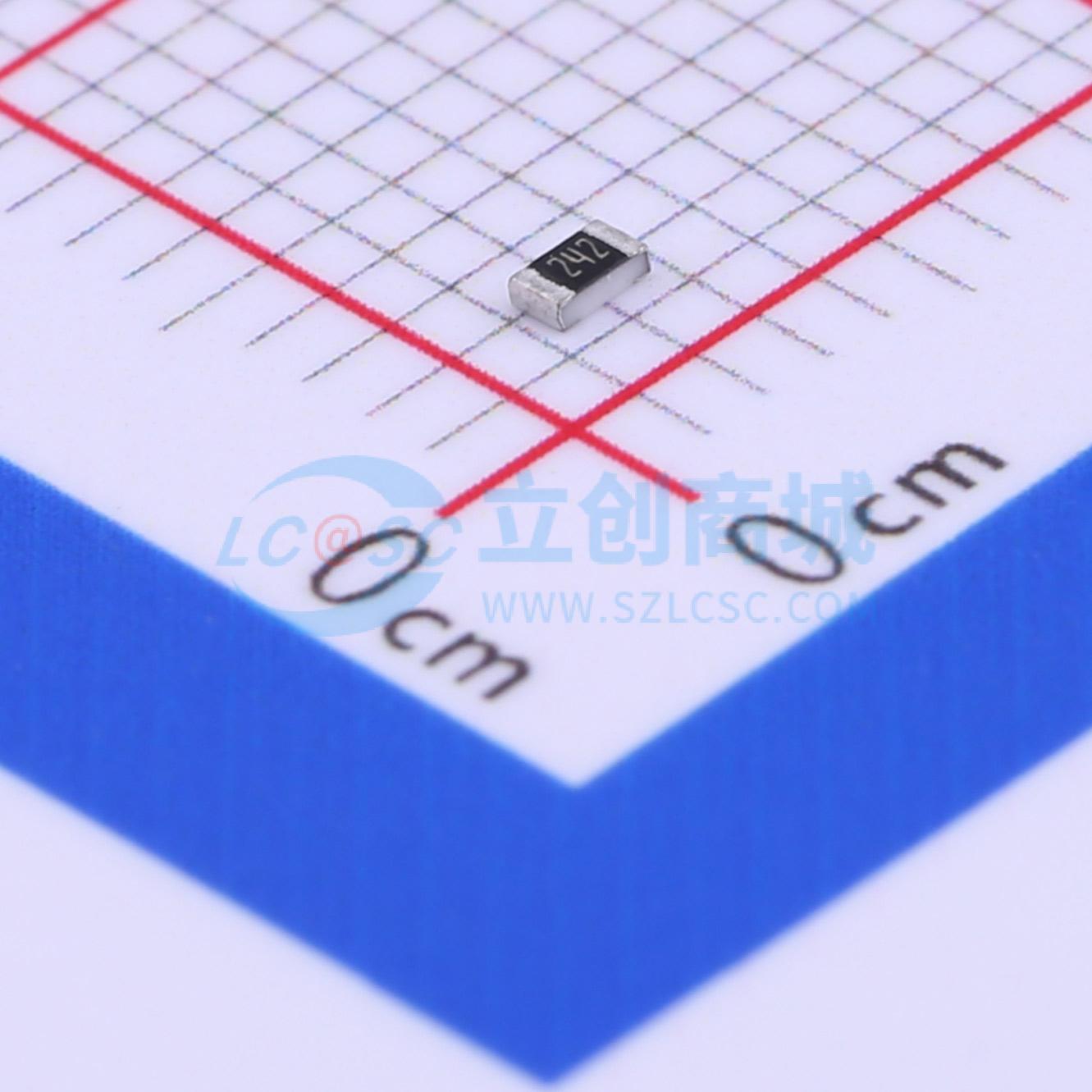 点击查看大图 MCR03EZPJ242实物图