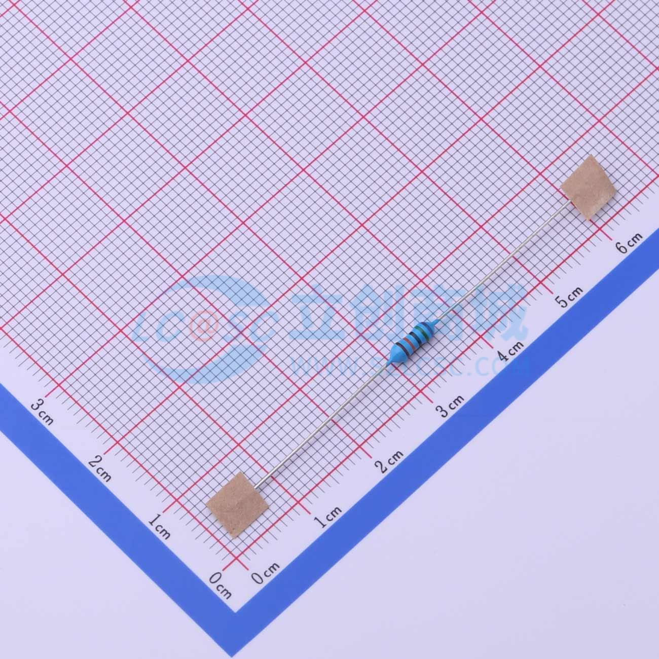 点击查看大图 RN 1/4W 750K F T/B A1实物图