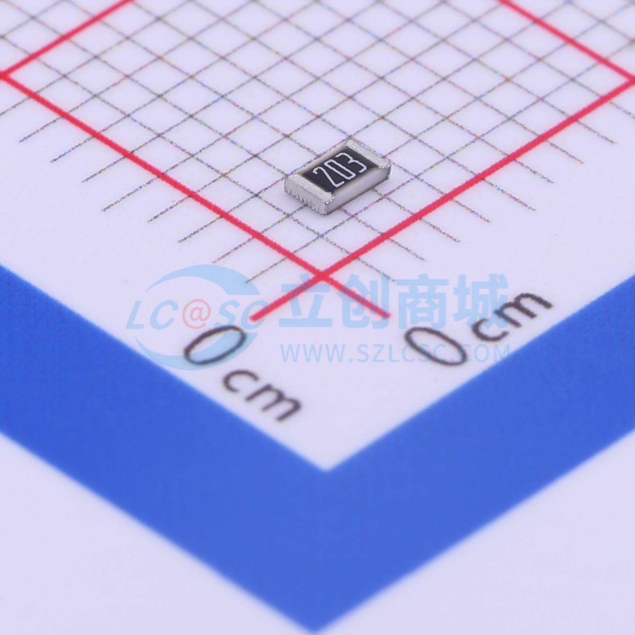 点击查看大图 PTFR0805B20K0N9实物图