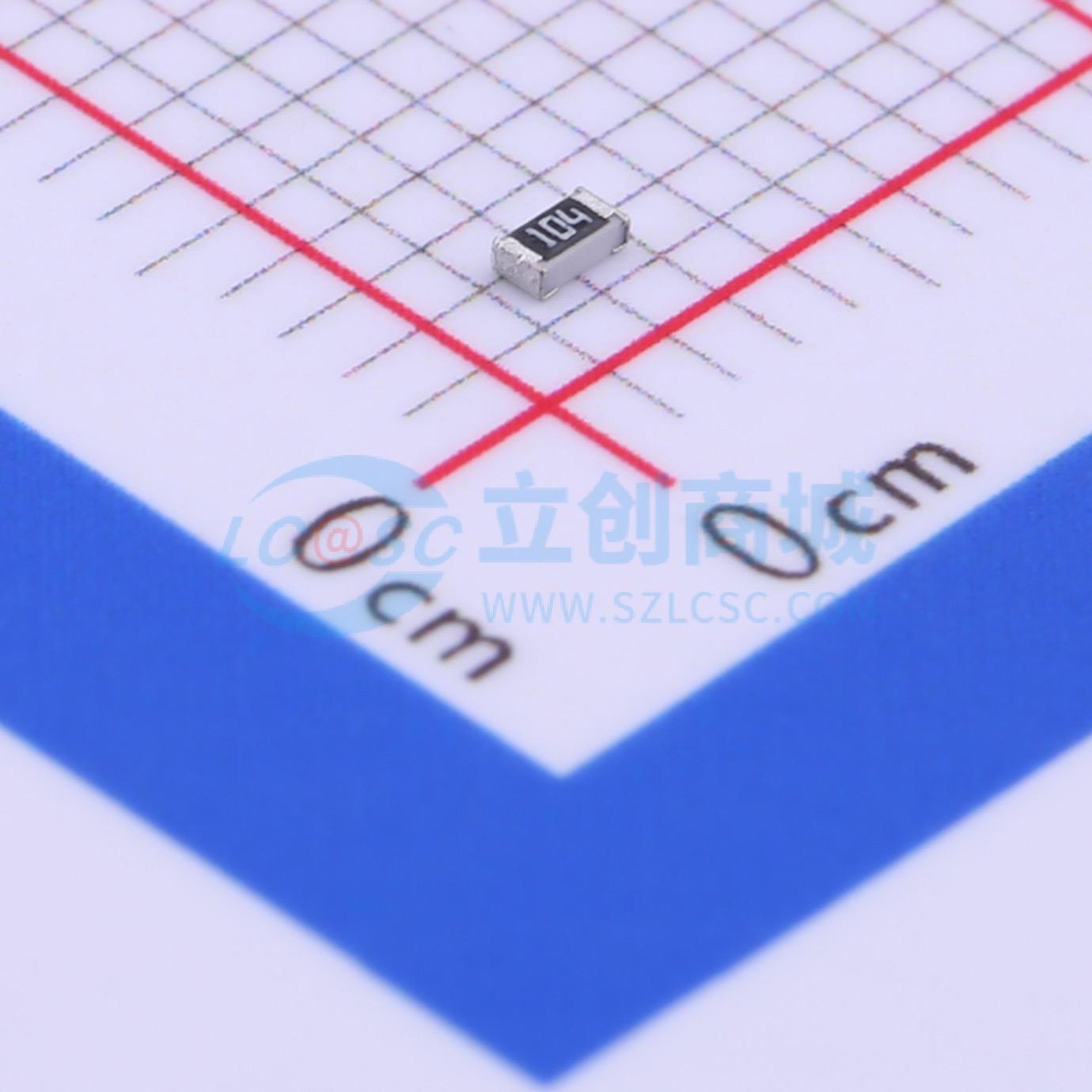 点击查看大图 ERJ3GEYJ104V实物图