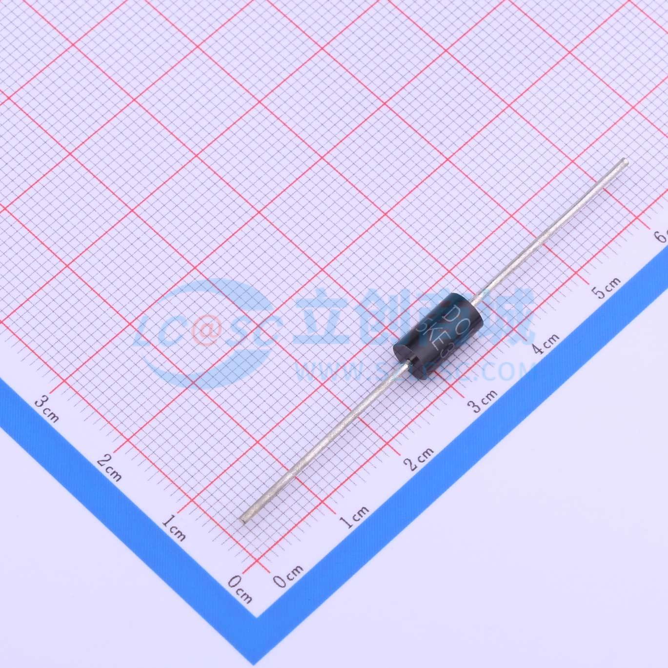 点击查看大图 1.5KE350CA实物图