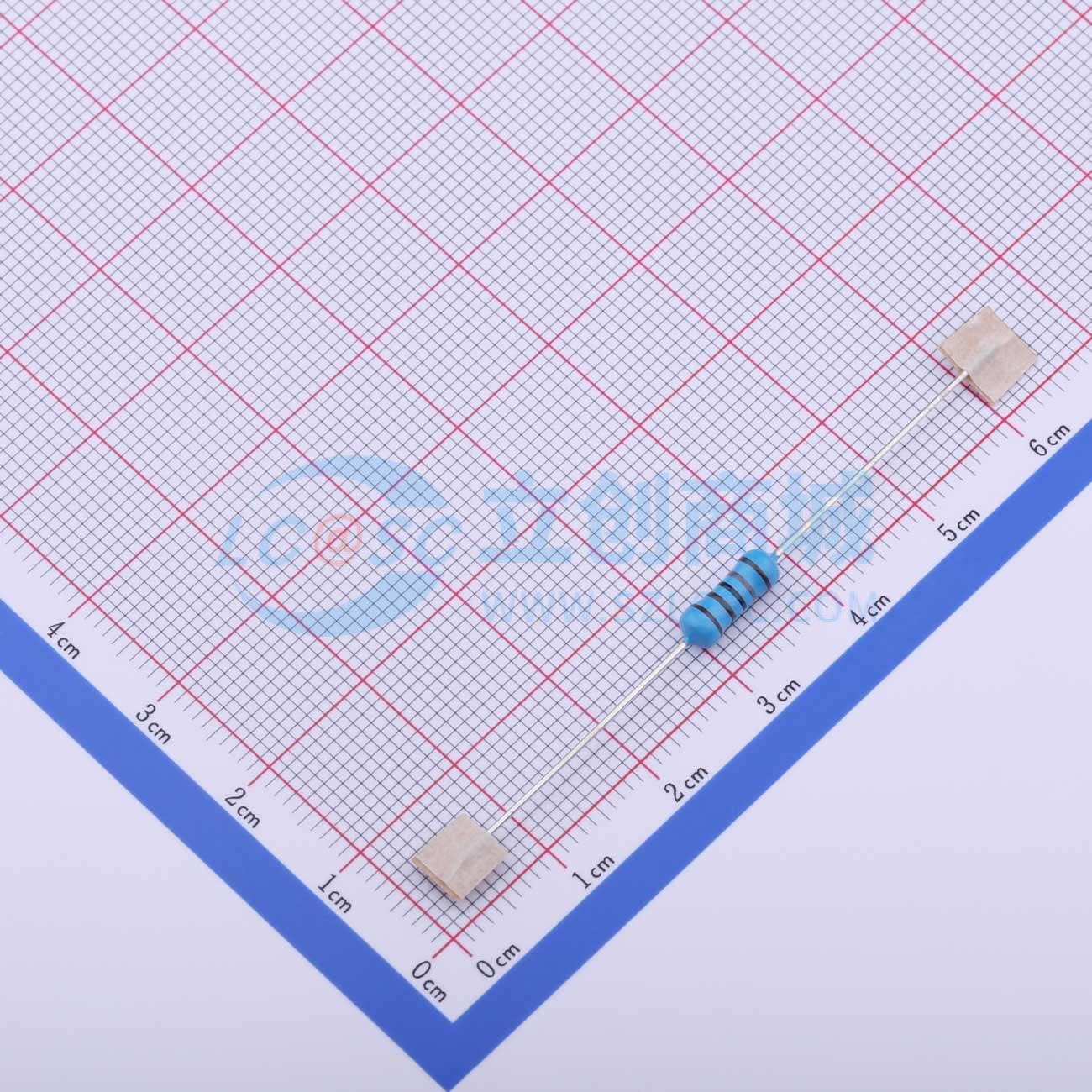 点击查看大图 RN1/2W1.8KΩFT/BA1实物图