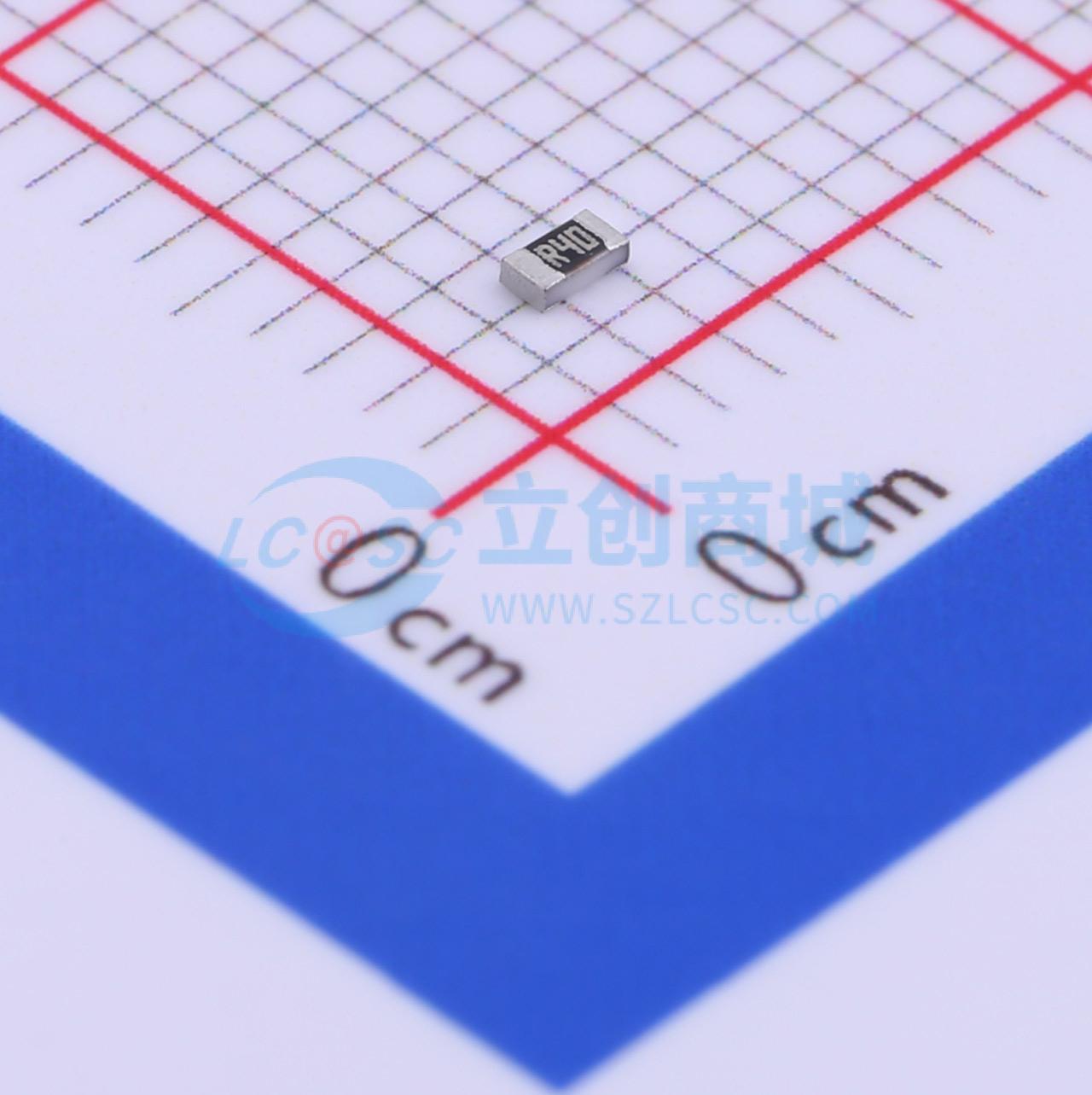 点击查看大图 CR0603FR400P05Z实物图