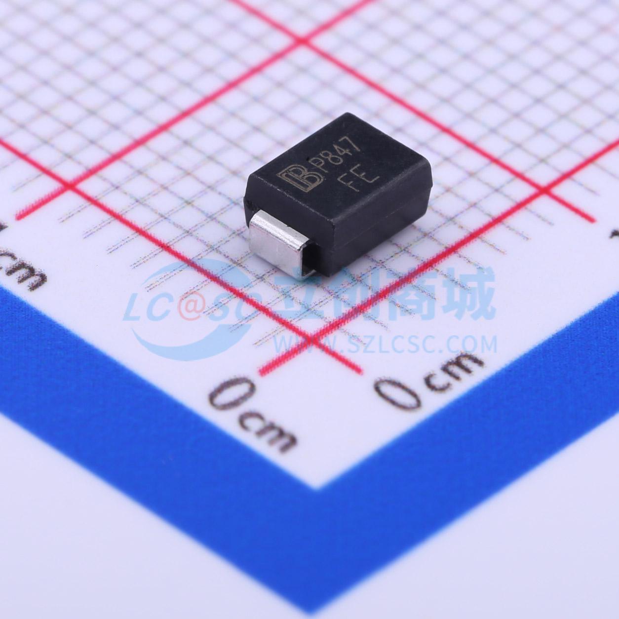 点击查看大图 SMBJ300CA/TR13实物图