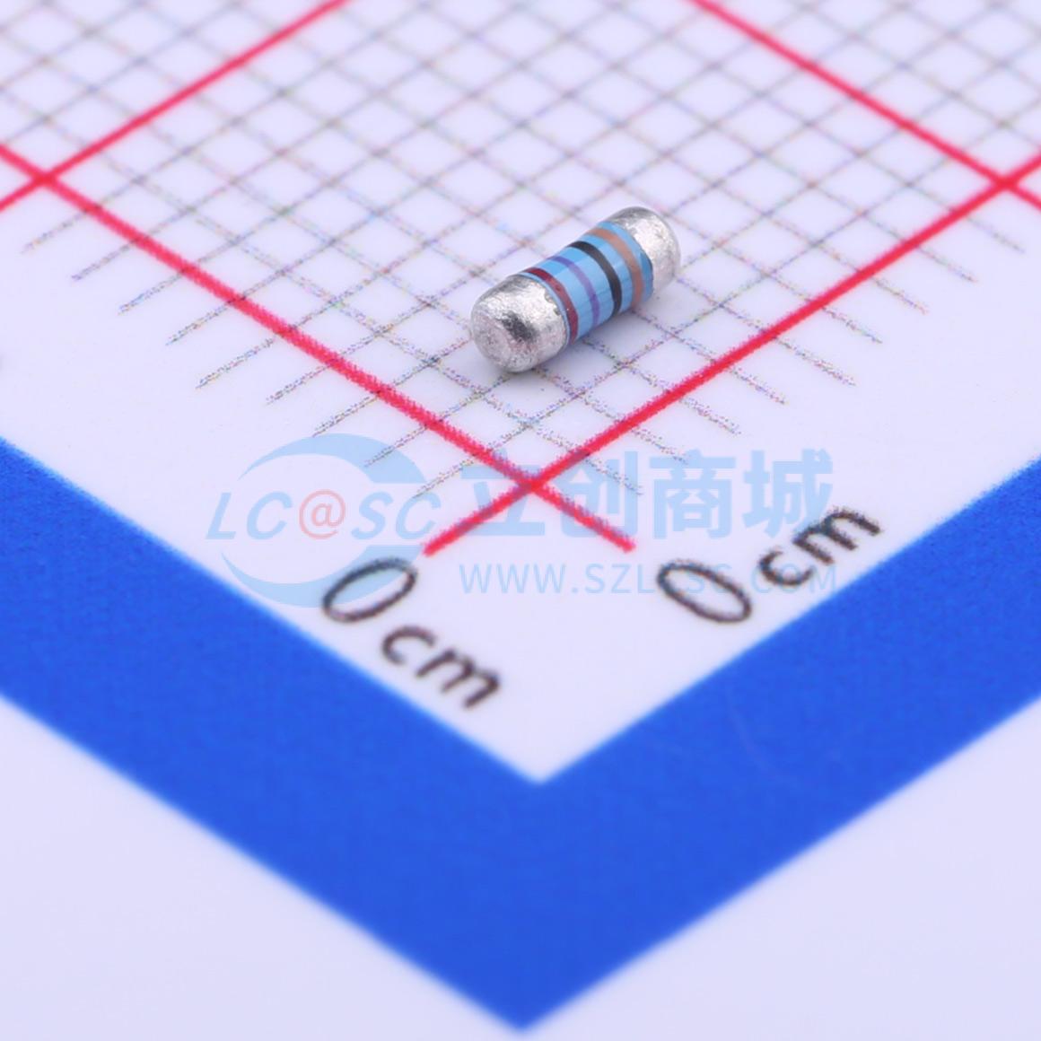 点击查看大图 MELF-MFR02041/4WS270KΩFT50实物图