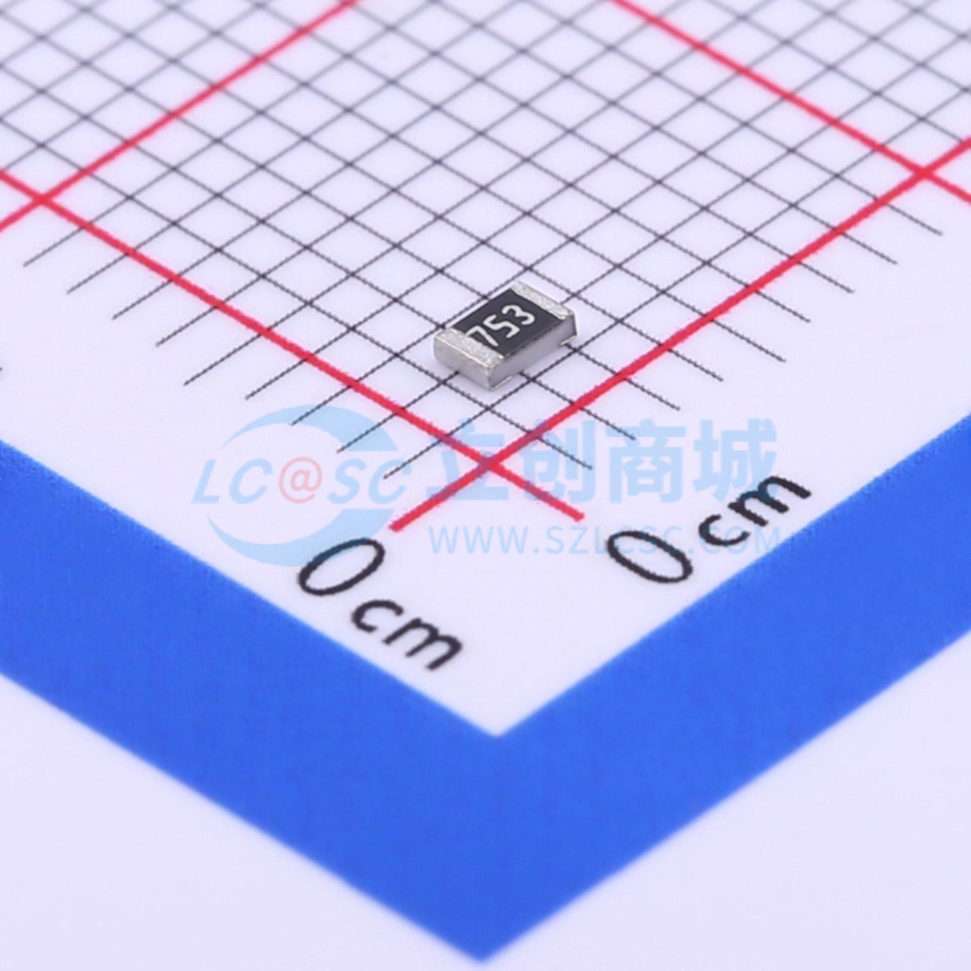 点击查看大图 CR-05JL7---75K实物图