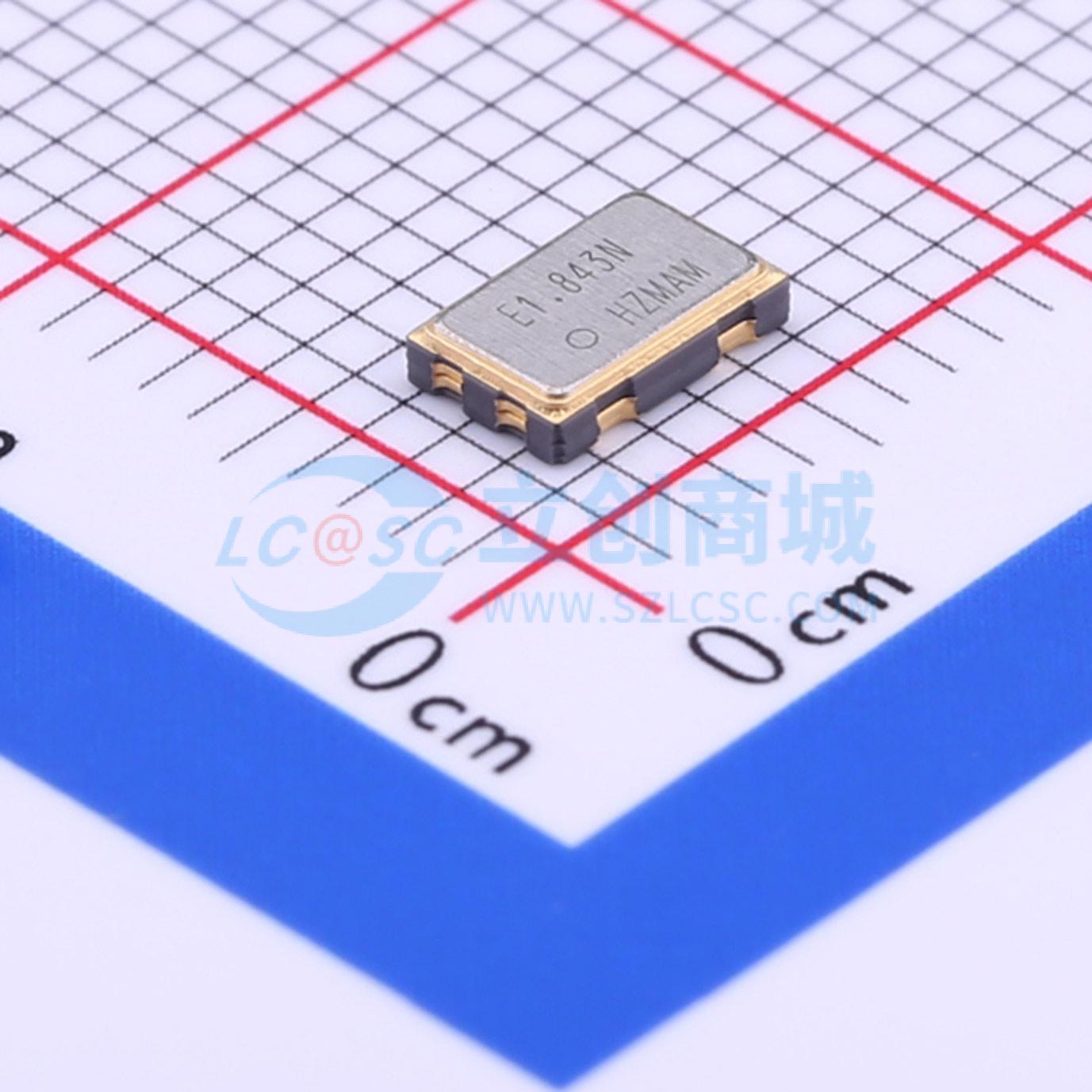 点击查看大图 SG-8018CB 1.843200MHz TJHPA实物图