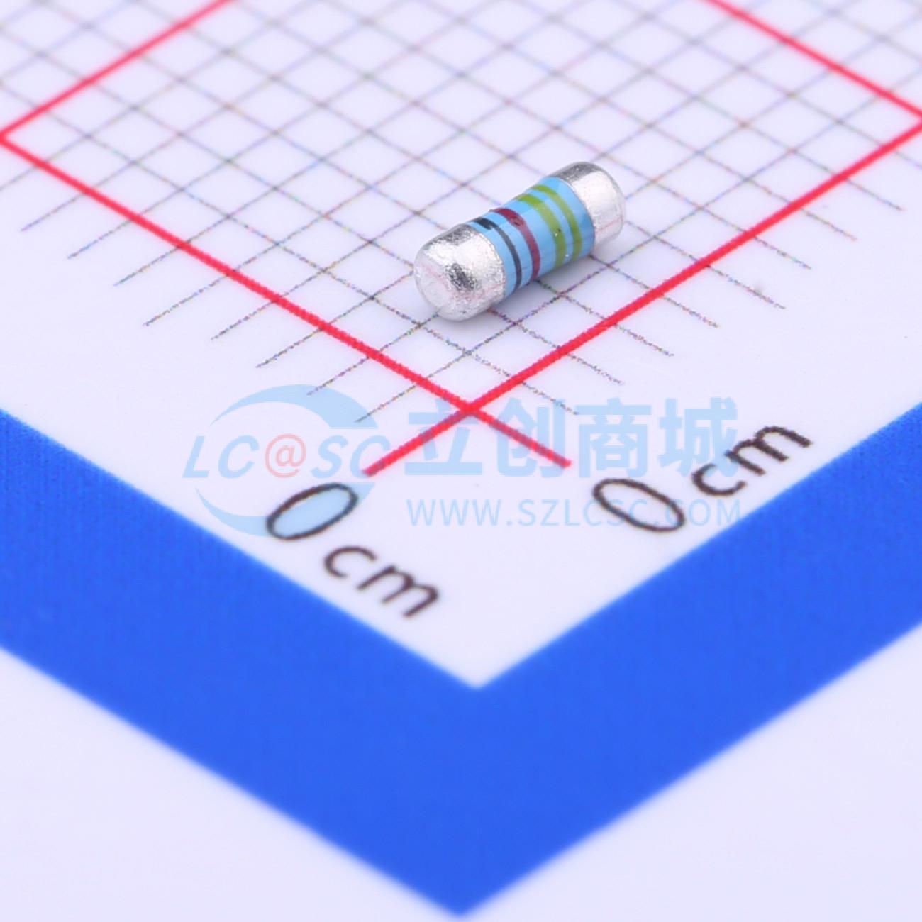 点击查看大图 MELF-MFR02041/4WS442ΩFT50实物图