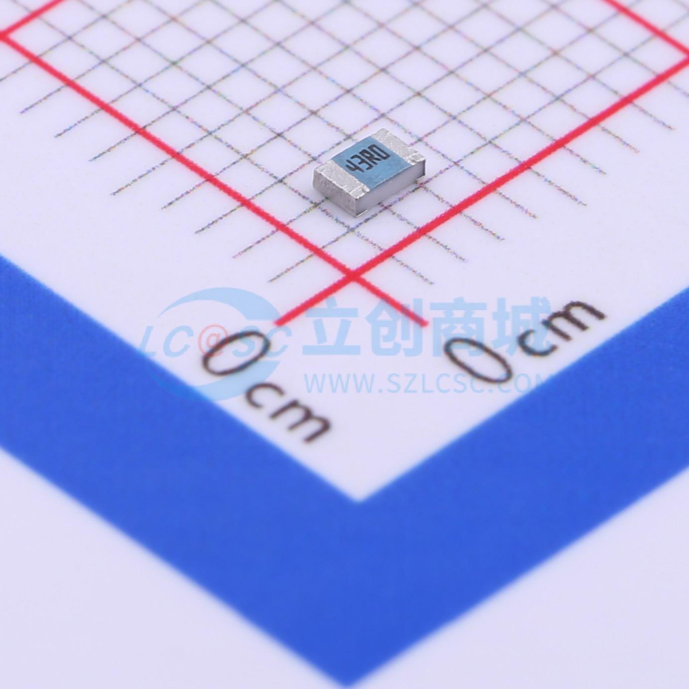 点击查看大图 RK73H2ATTD43R0F实物图