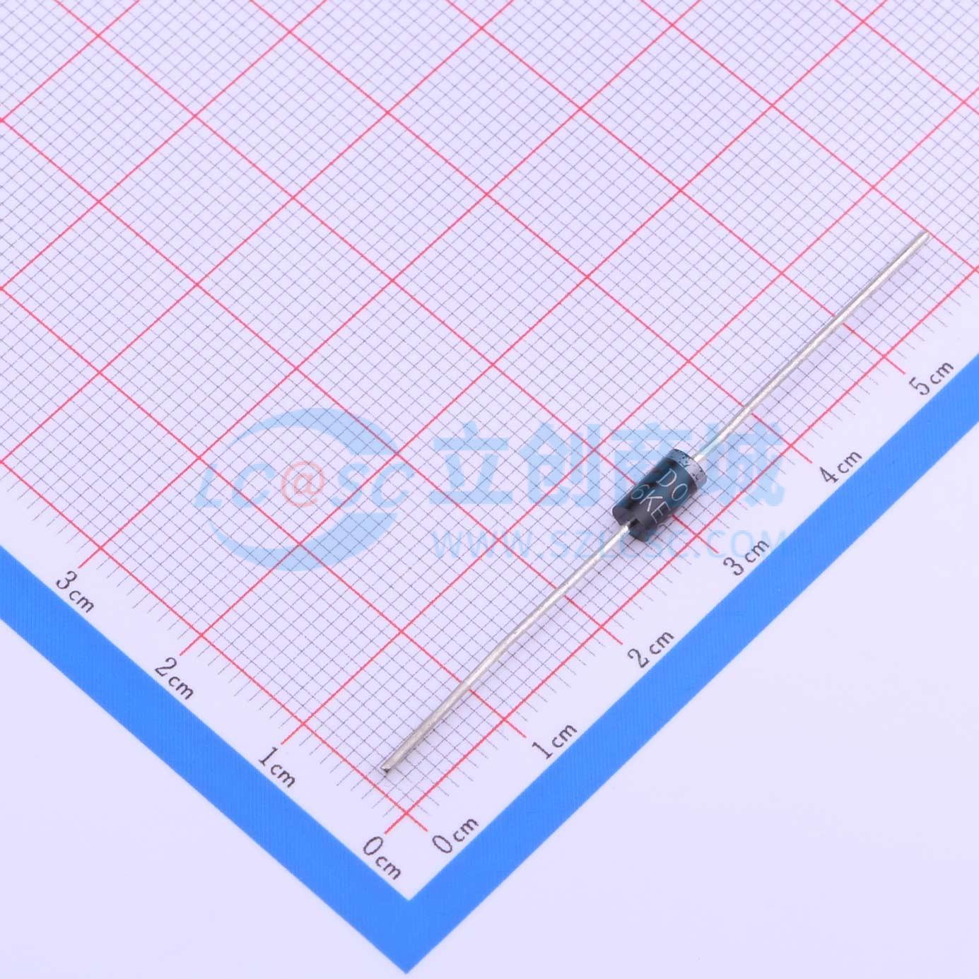 点击查看大图 P6KE250A实物图