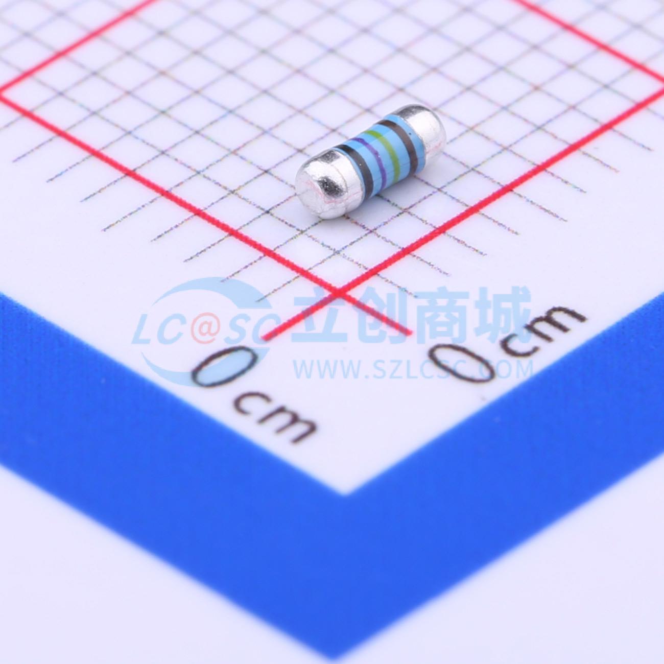 点击查看大图 MELF-MFR02041/4WS147ΩFT50实物图